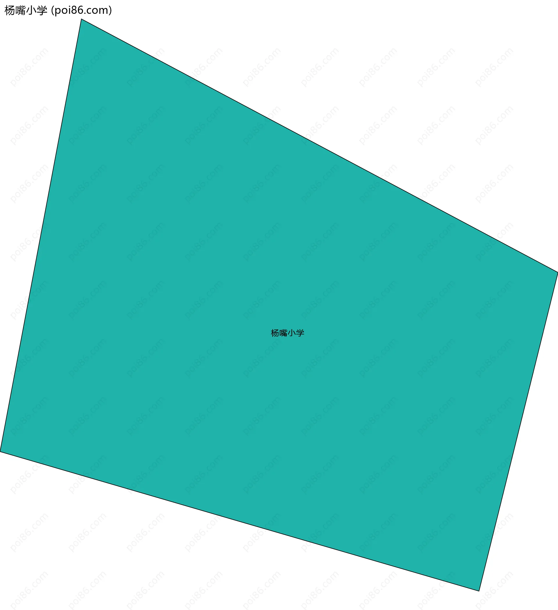 杨嘴小学边界地图