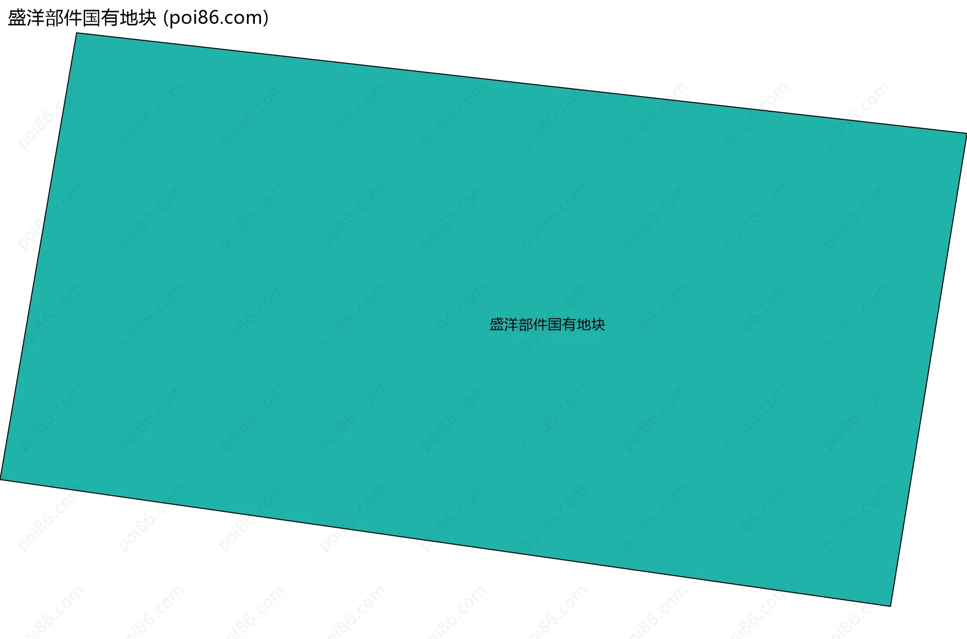 盛洋部件国有地块边界地图