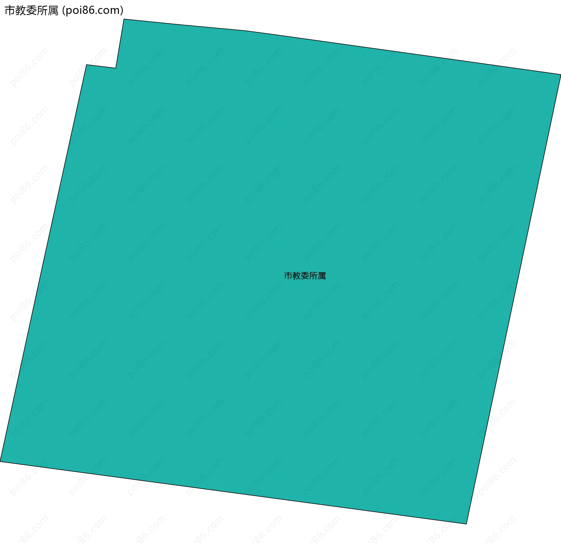 市教委所属边界地图