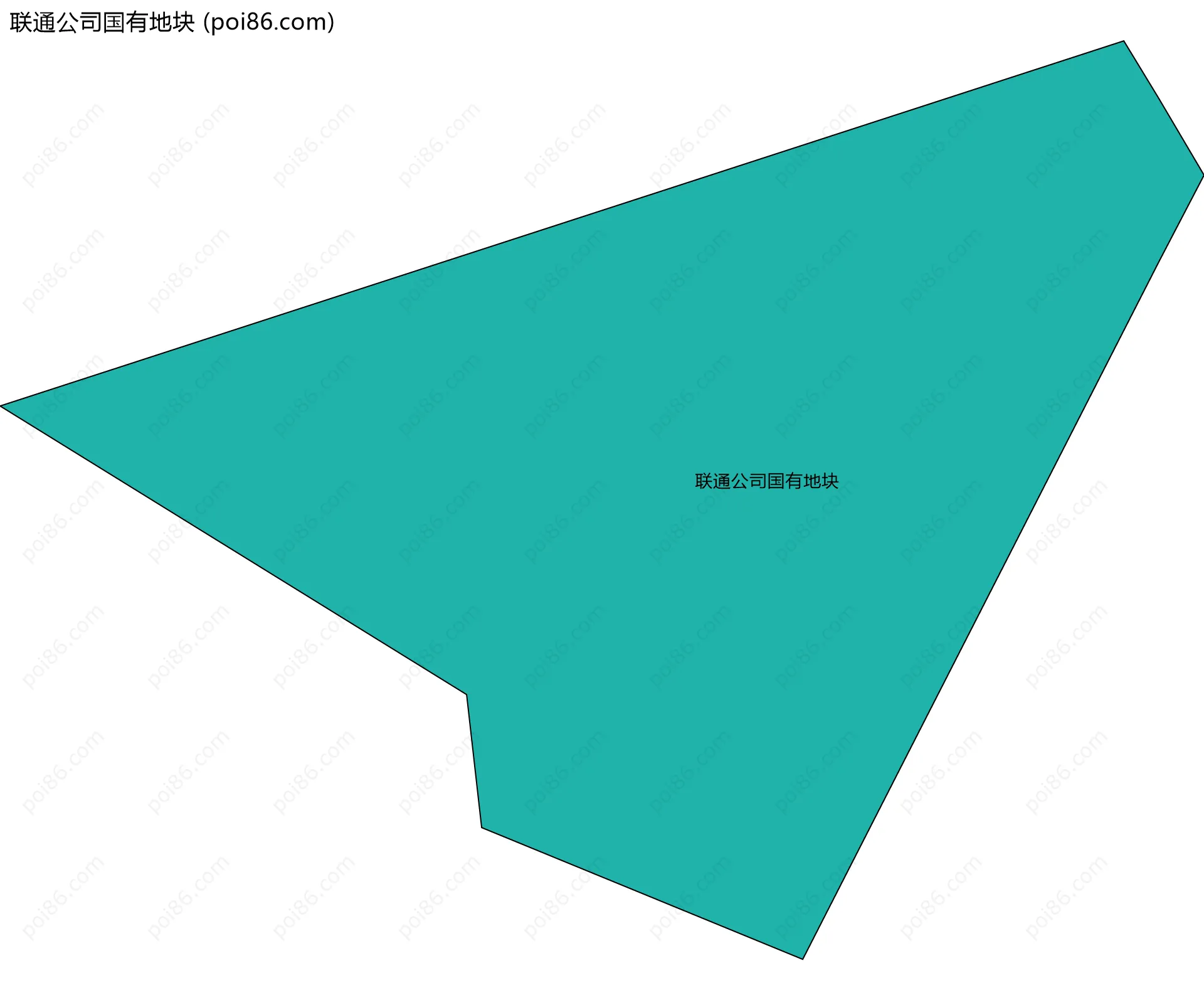 联通公司国有地块边界地图