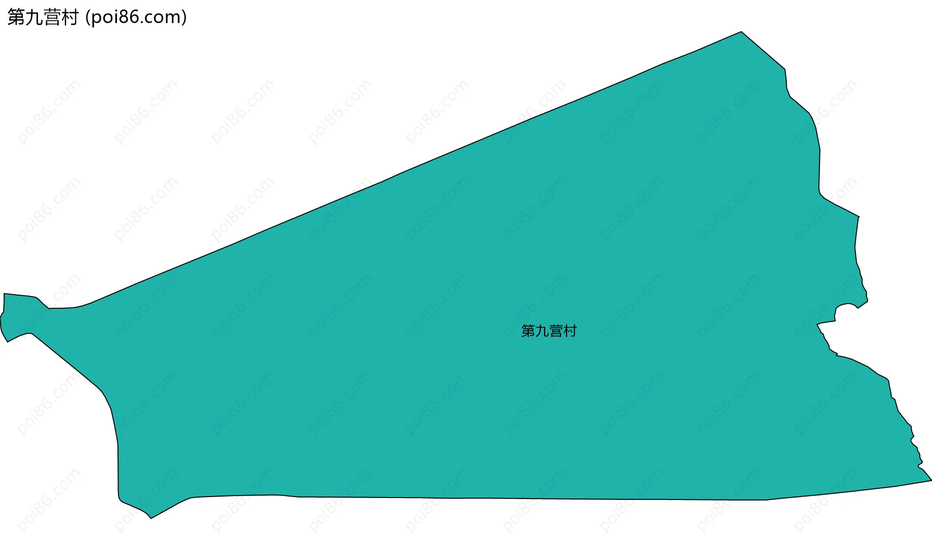 第九营村边界地图