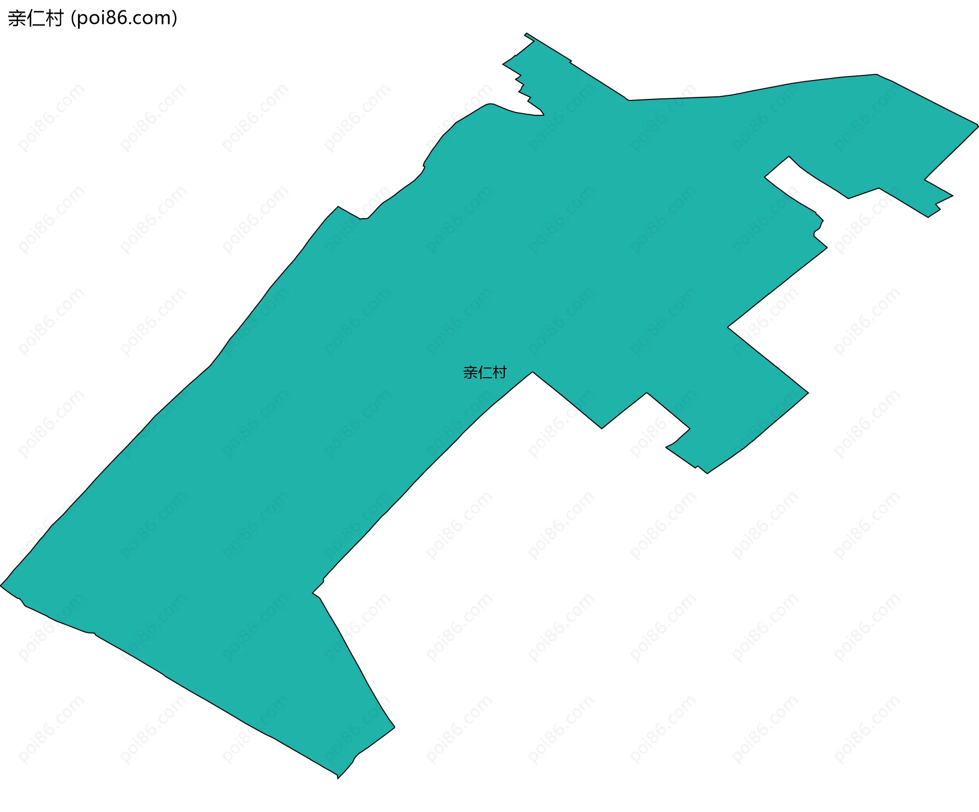 亲仁村边界地图