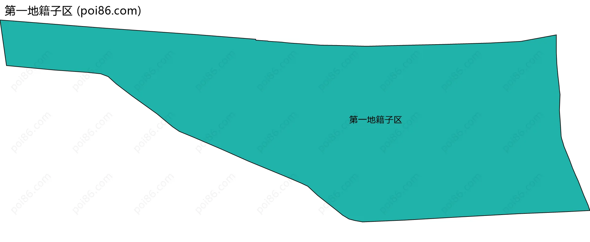 第一地籍子区边界地图