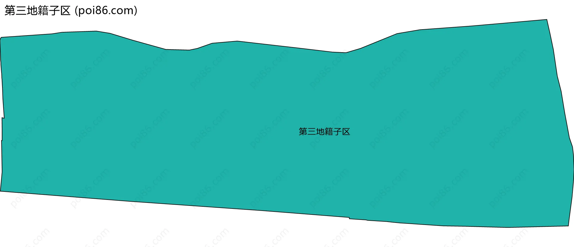 第三地籍子区边界地图