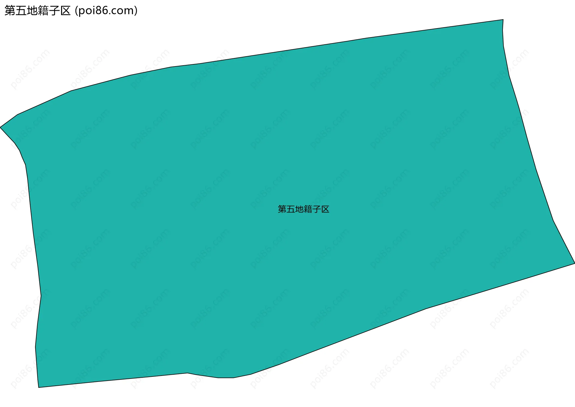 第五地籍子区边界地图