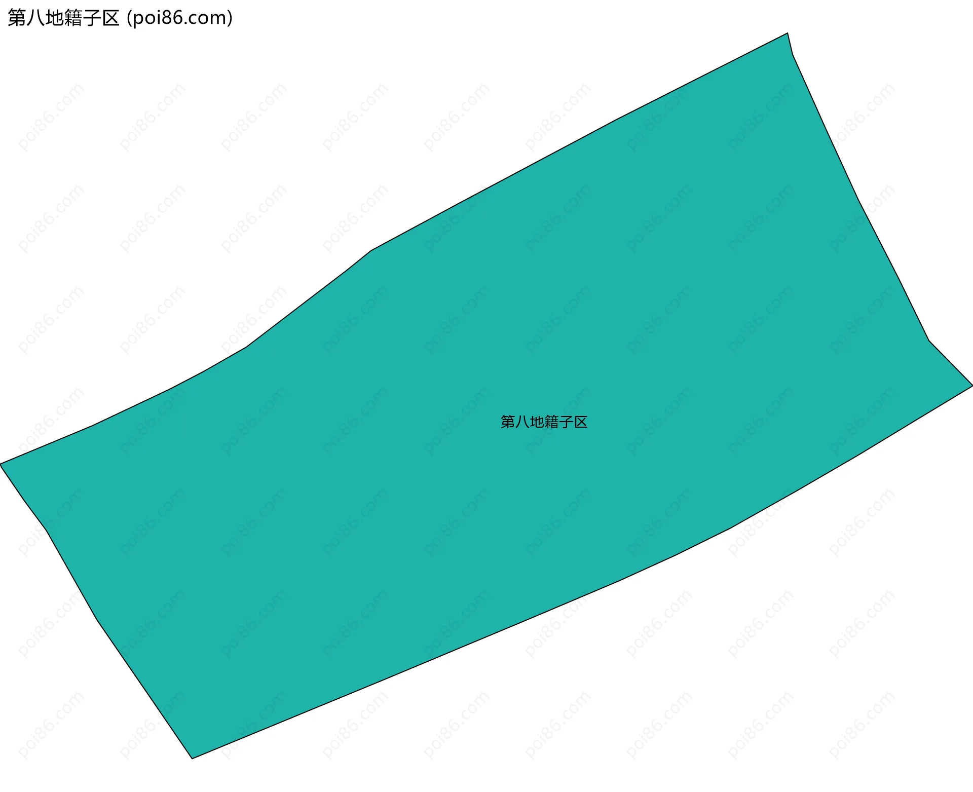 第八地籍子区边界地图