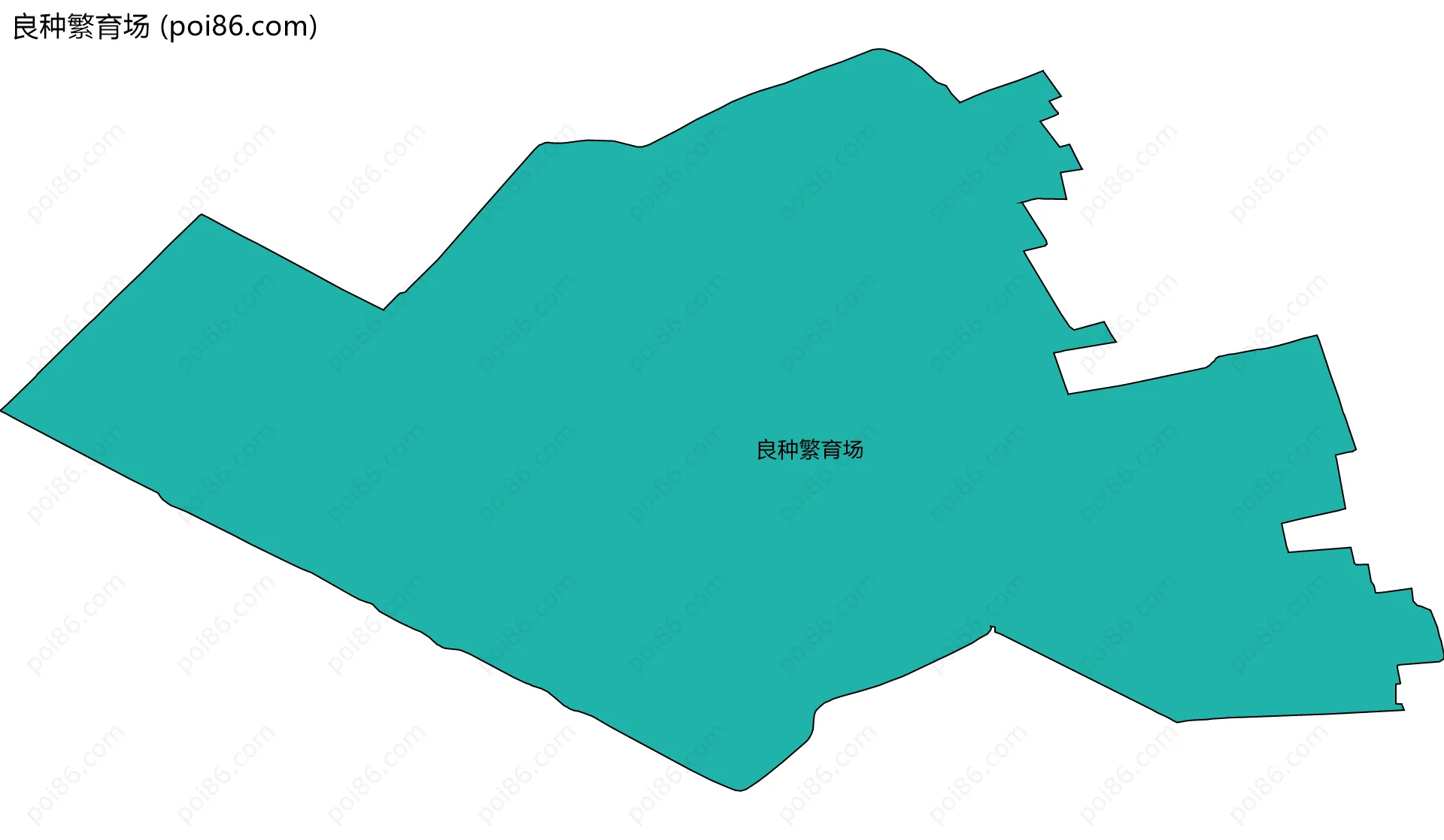 良种繁育场边界地图