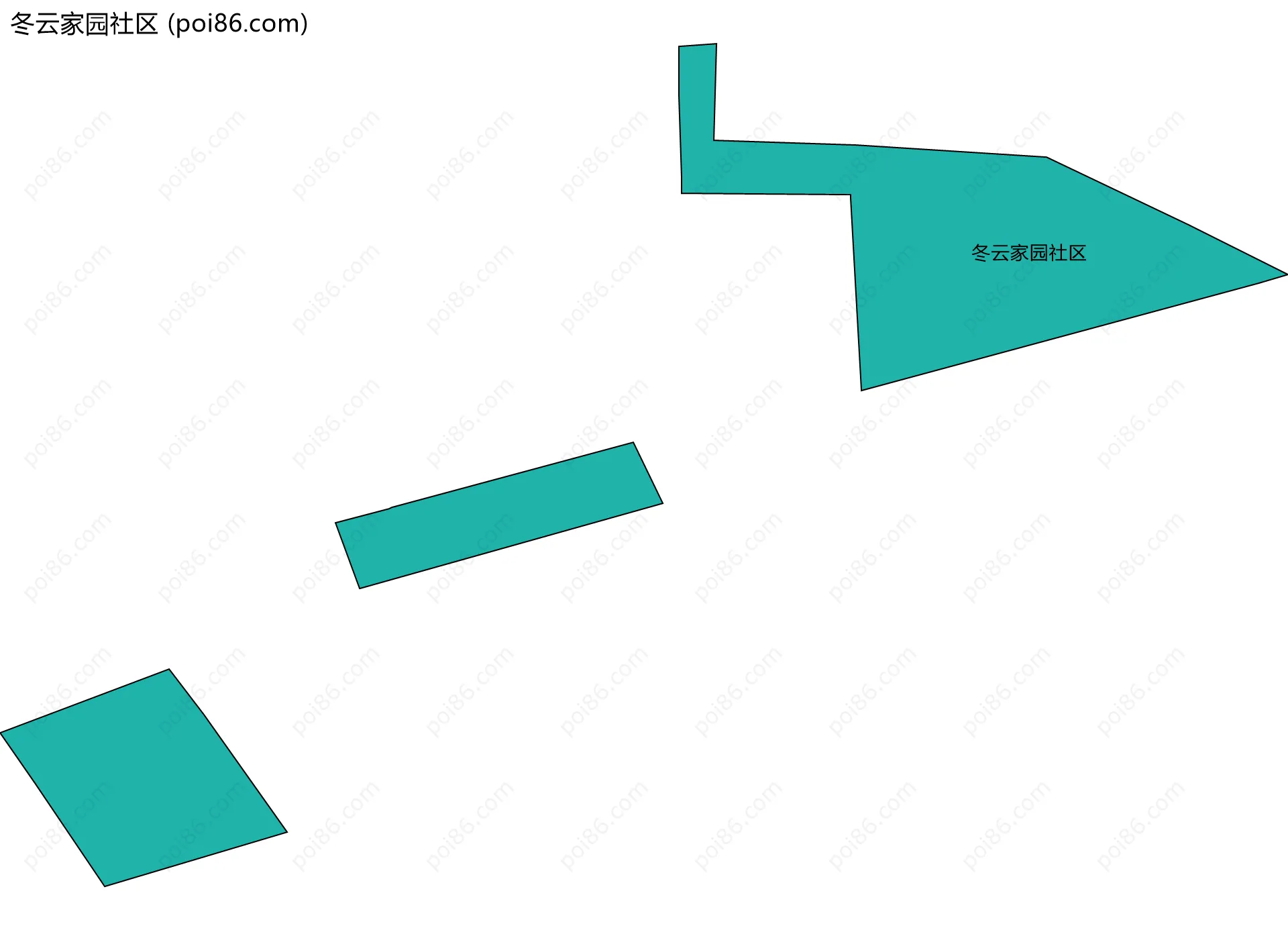冬云家园社区边界地图