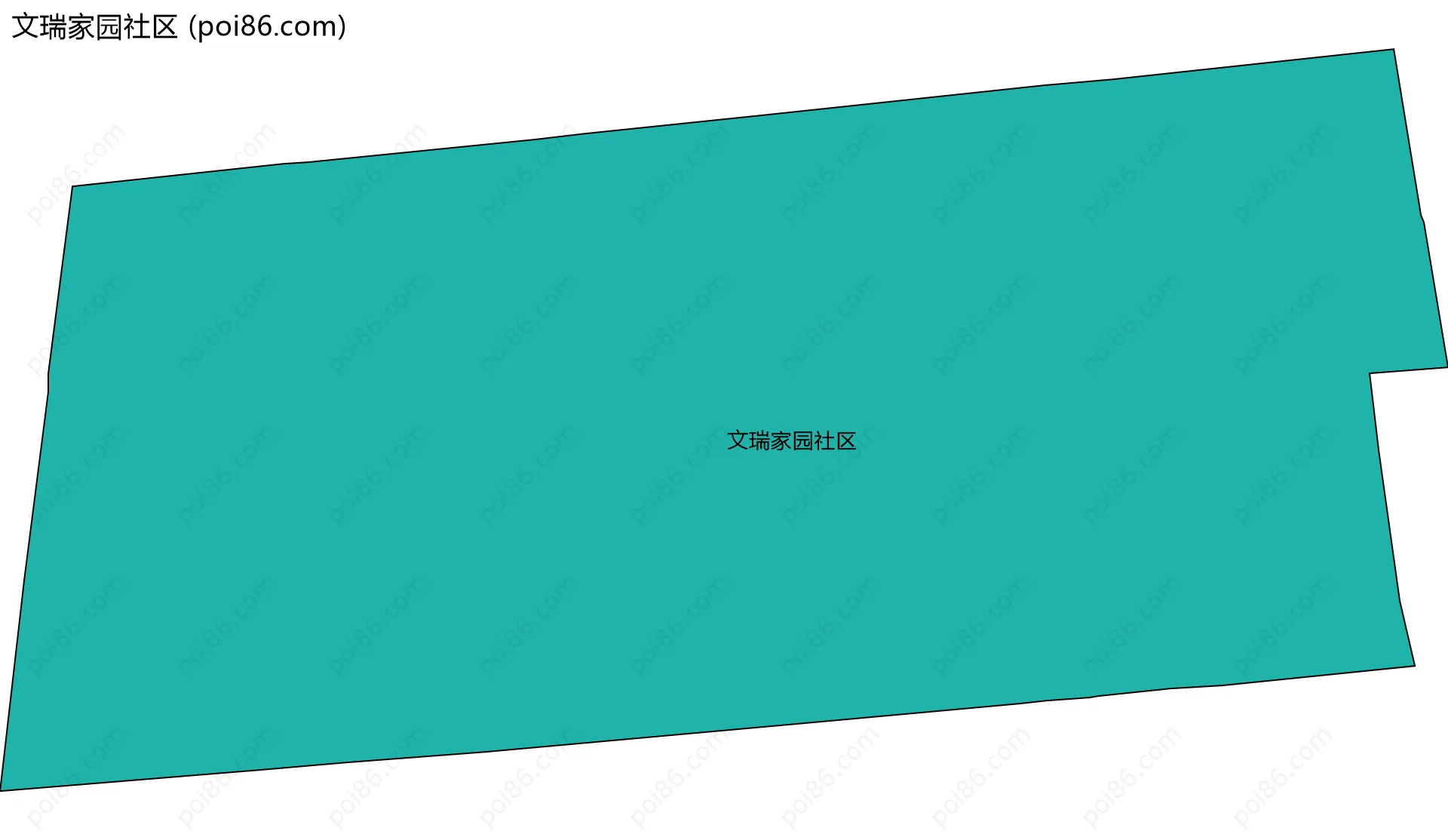 文瑞家园社区边界地图