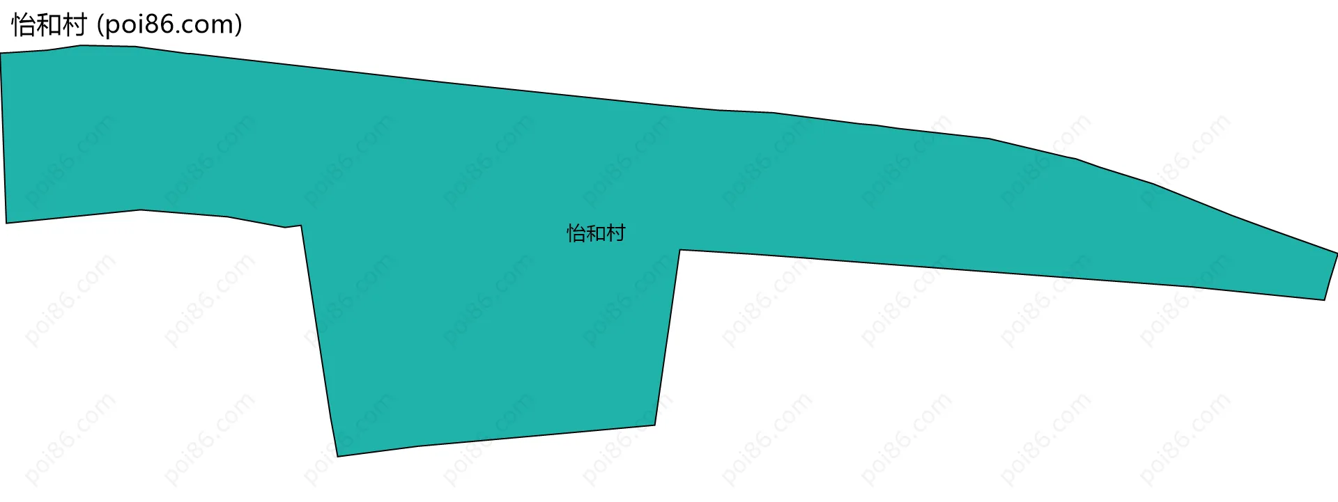 怡和村边界地图