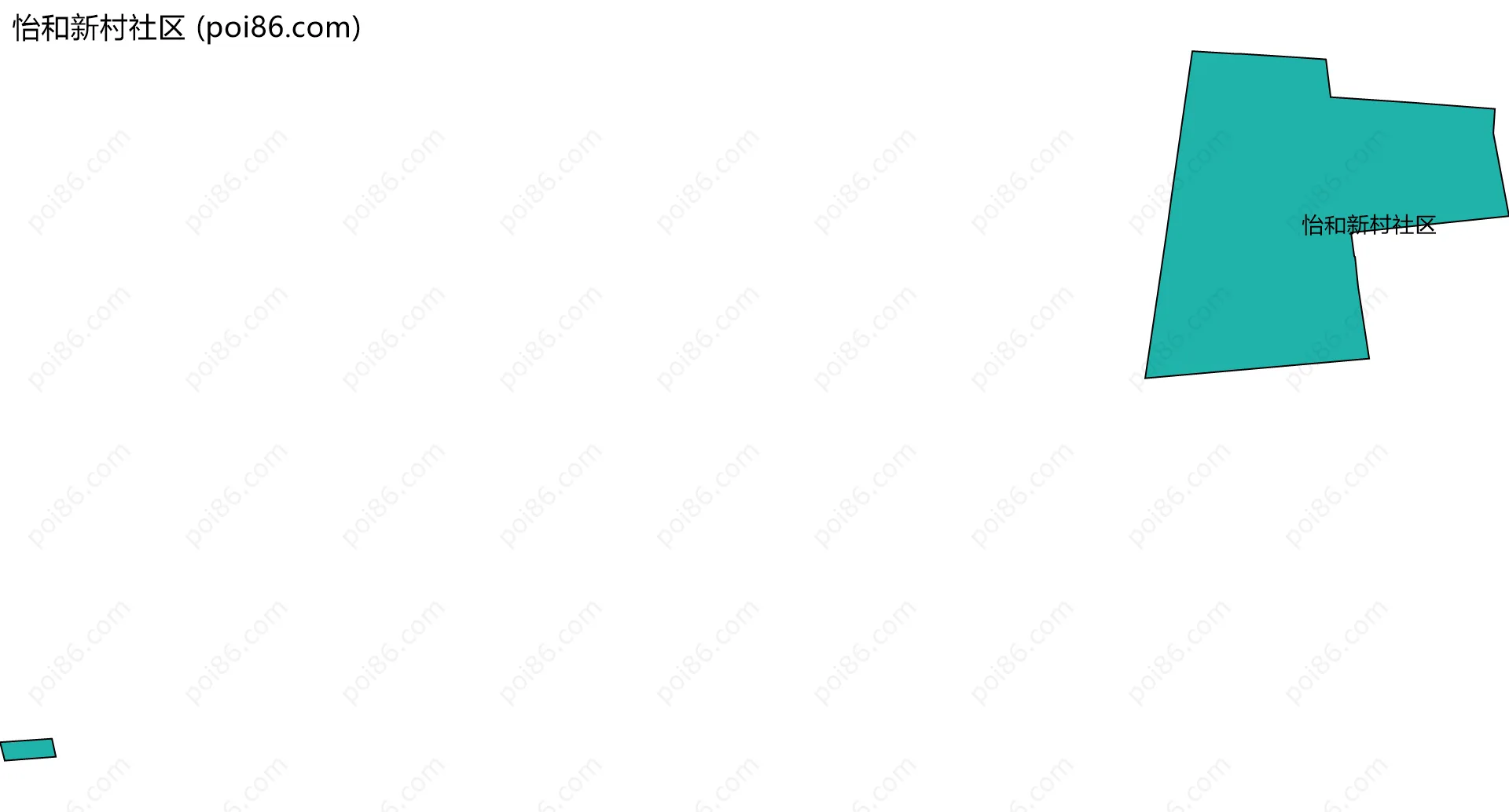 怡和新村社区边界地图