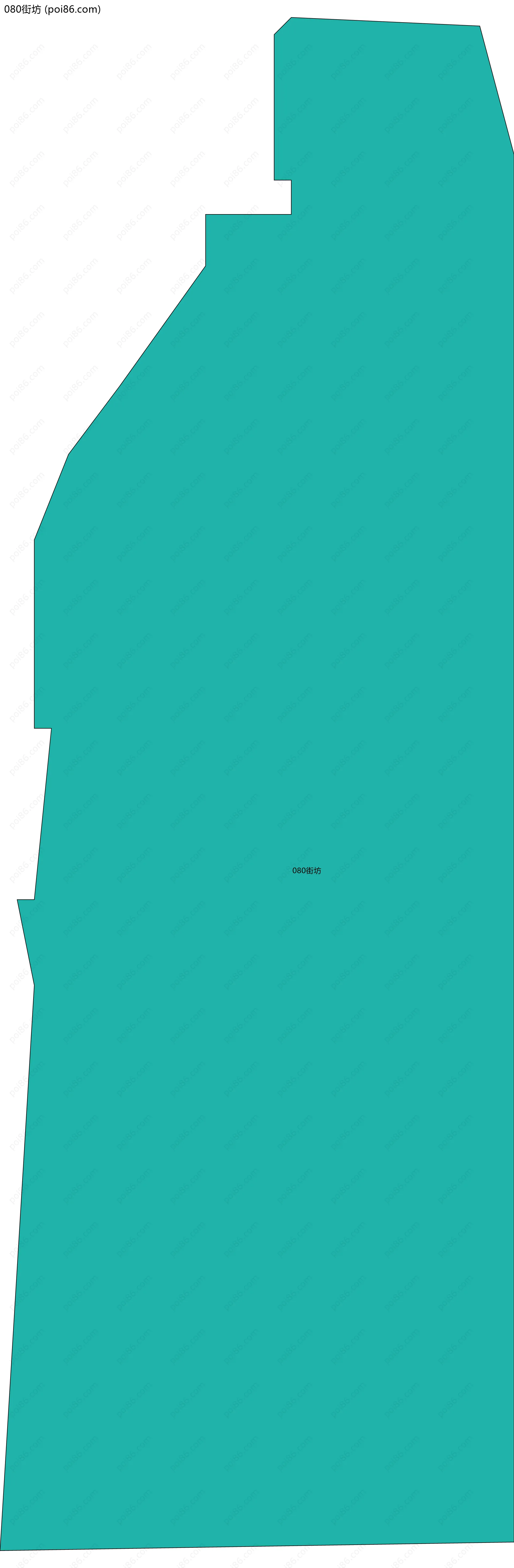 080街坊边界地图