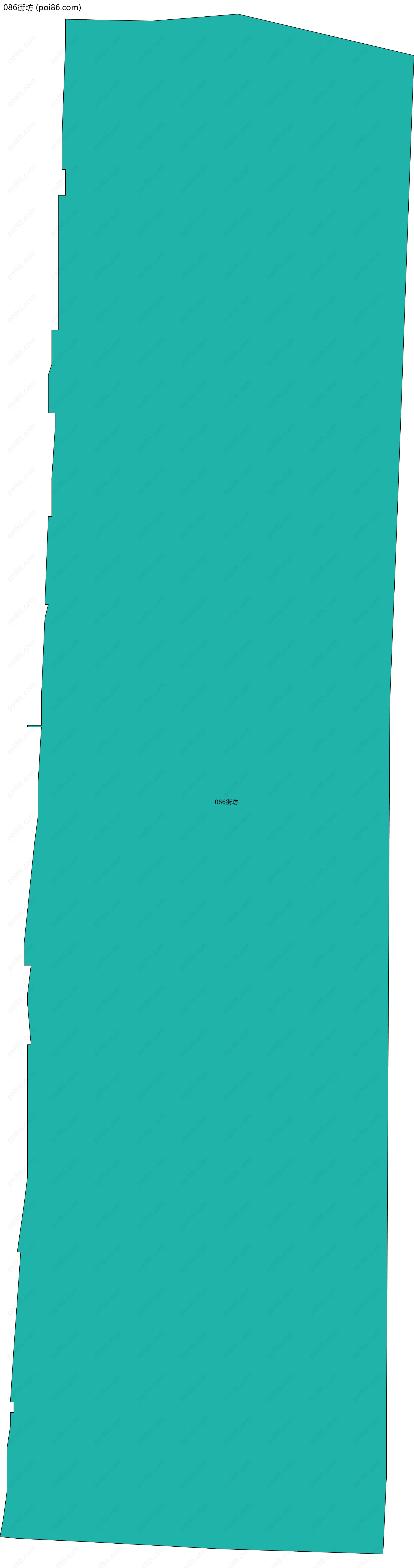 086街坊边界地图