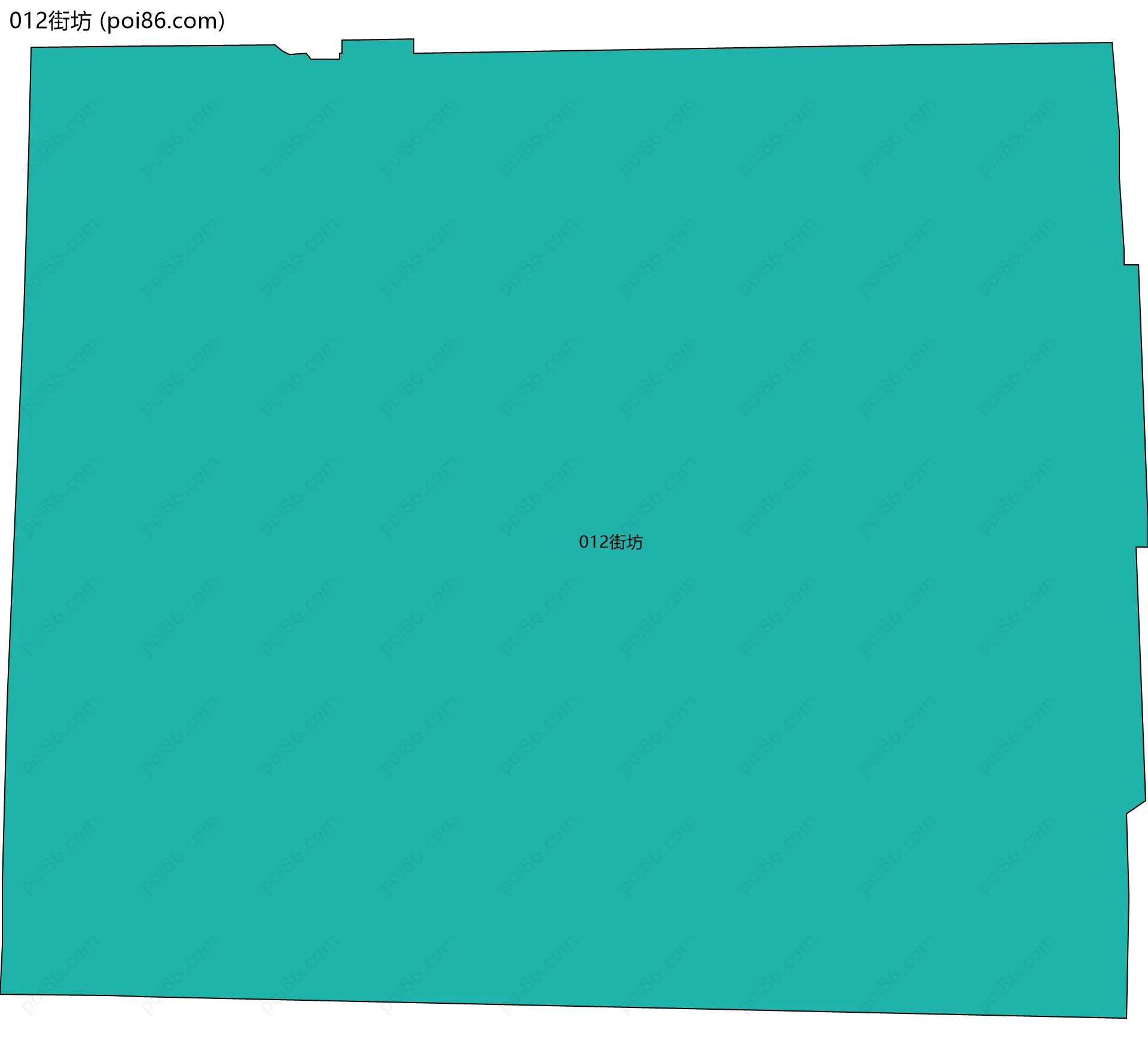 012街坊边界地图