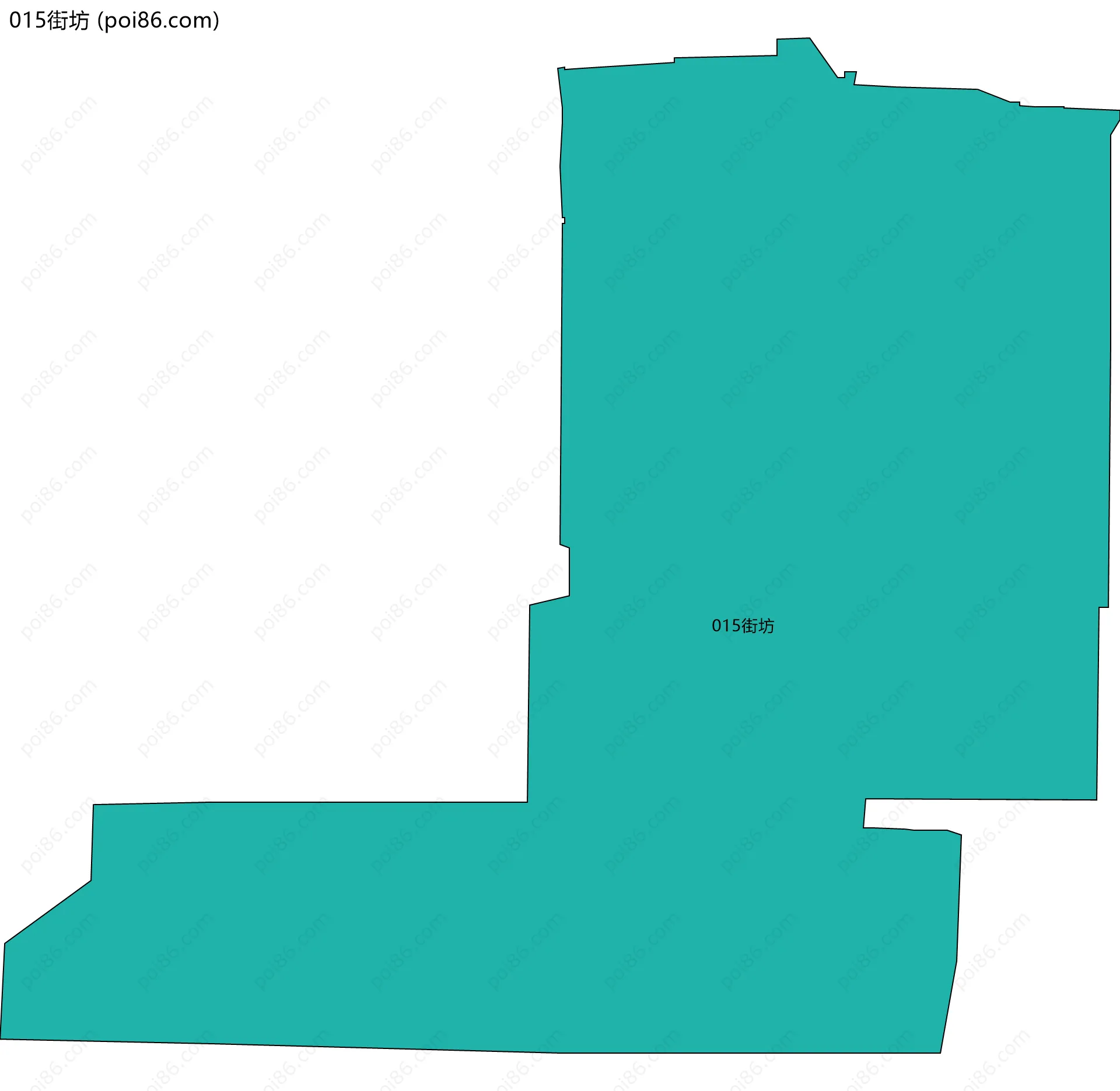 015街坊边界地图