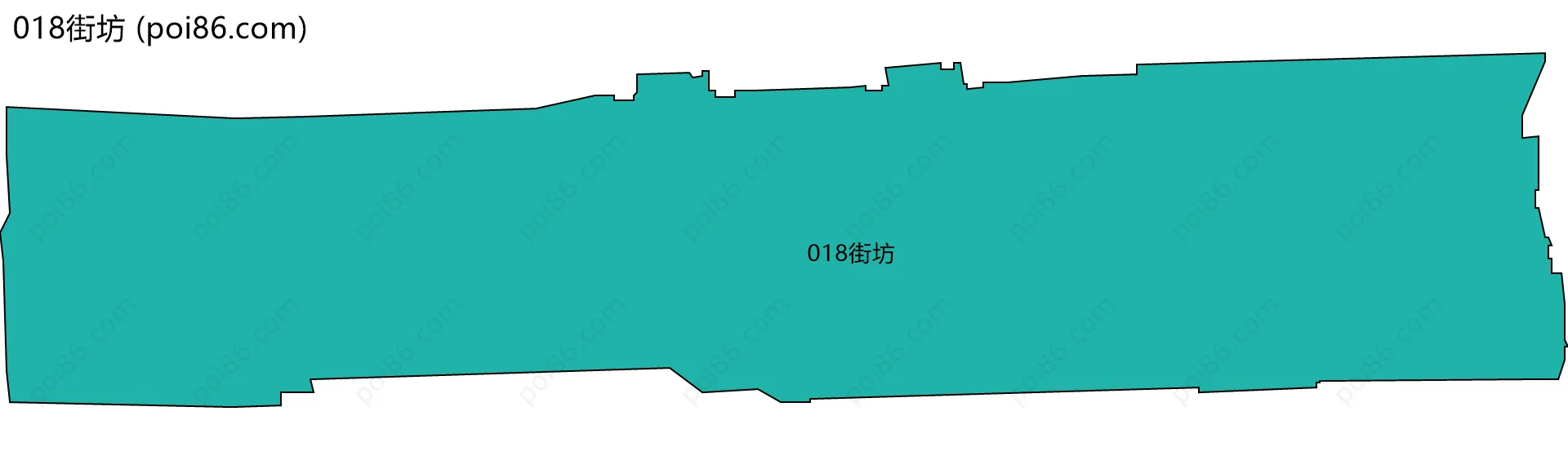 018街坊边界地图