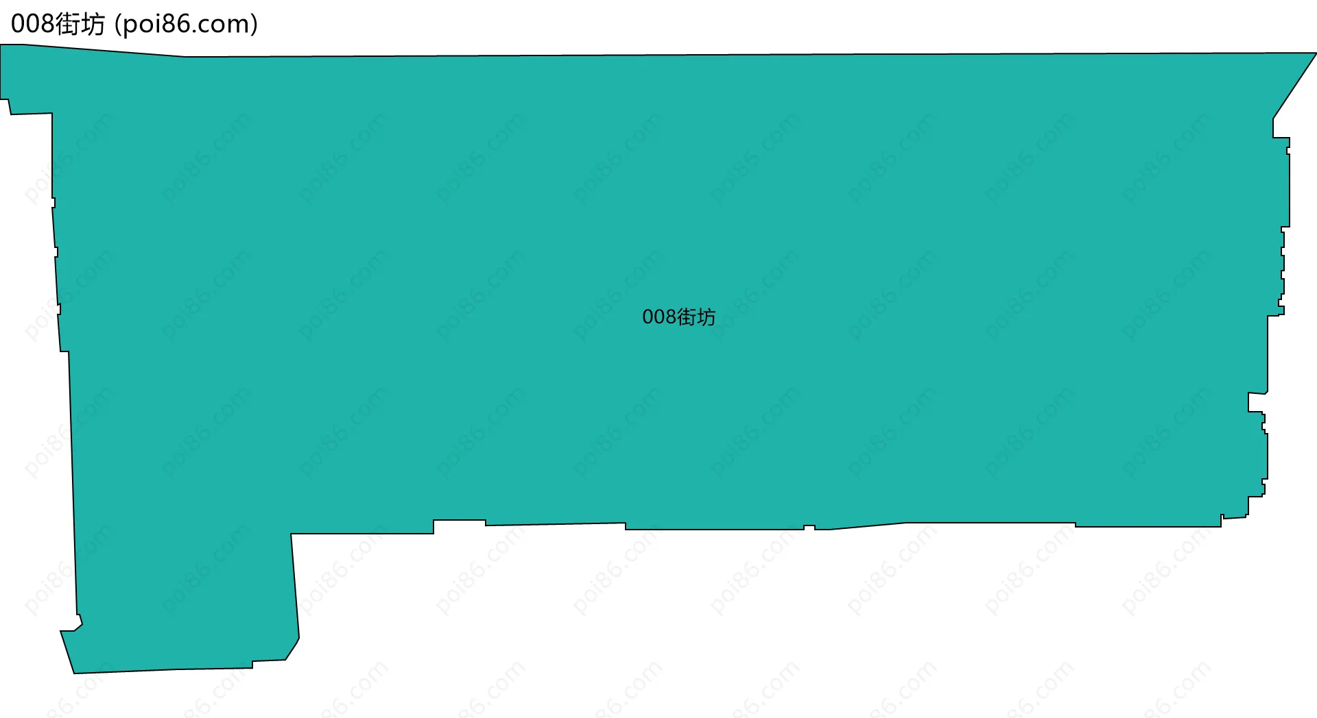 008街坊边界地图