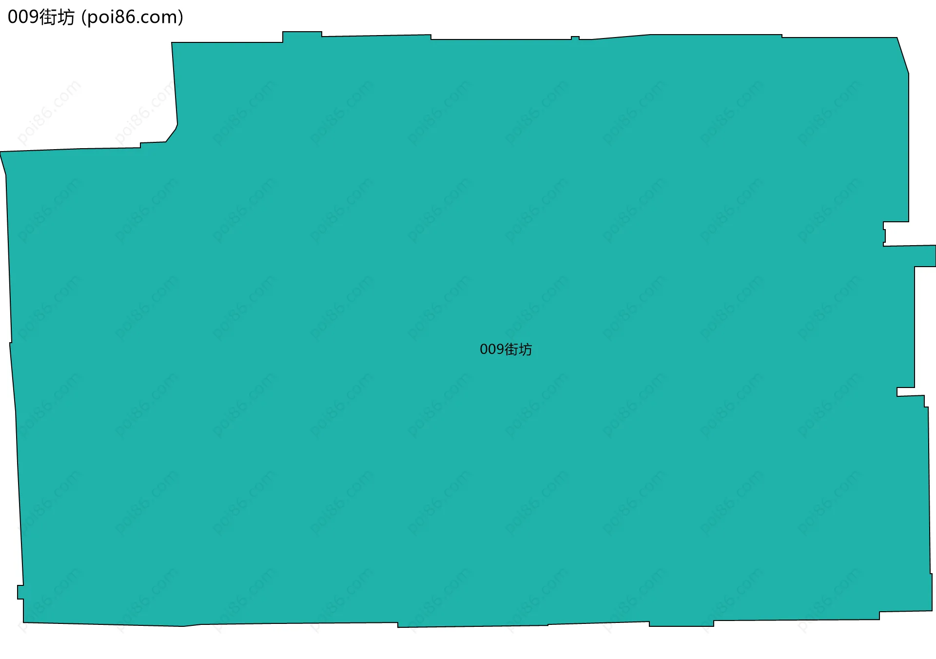 009街坊边界地图