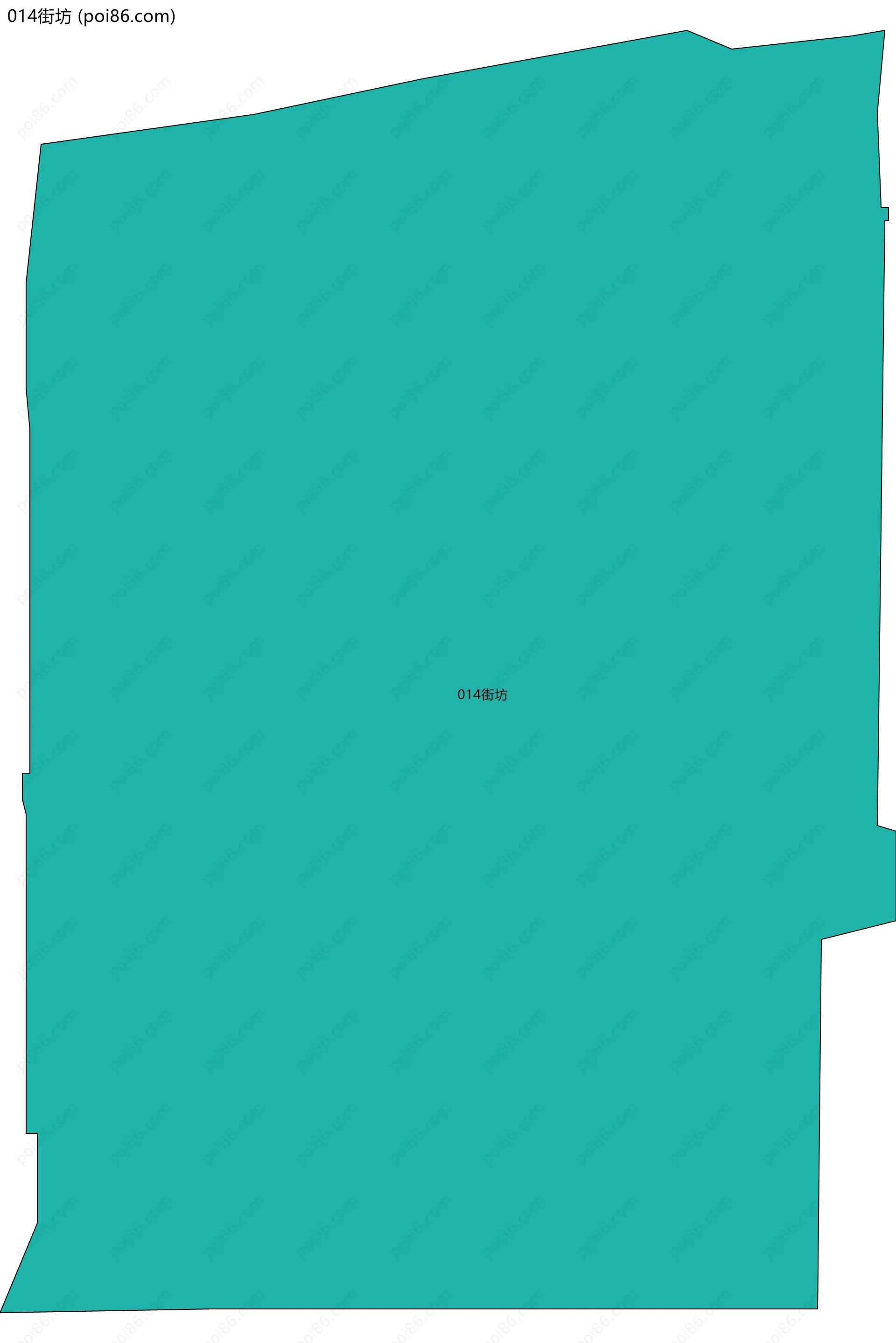 014街坊边界地图