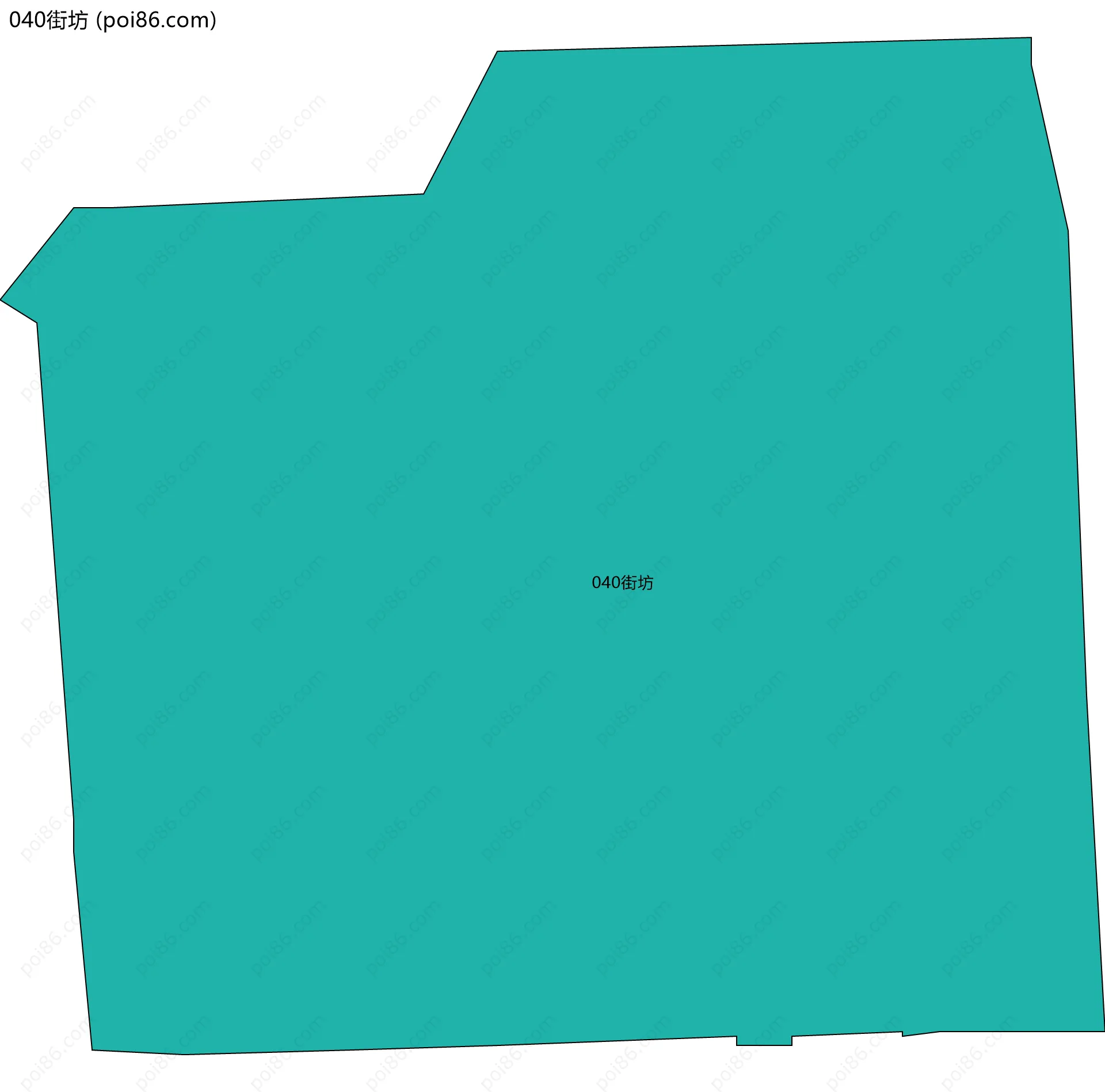 040街坊边界地图