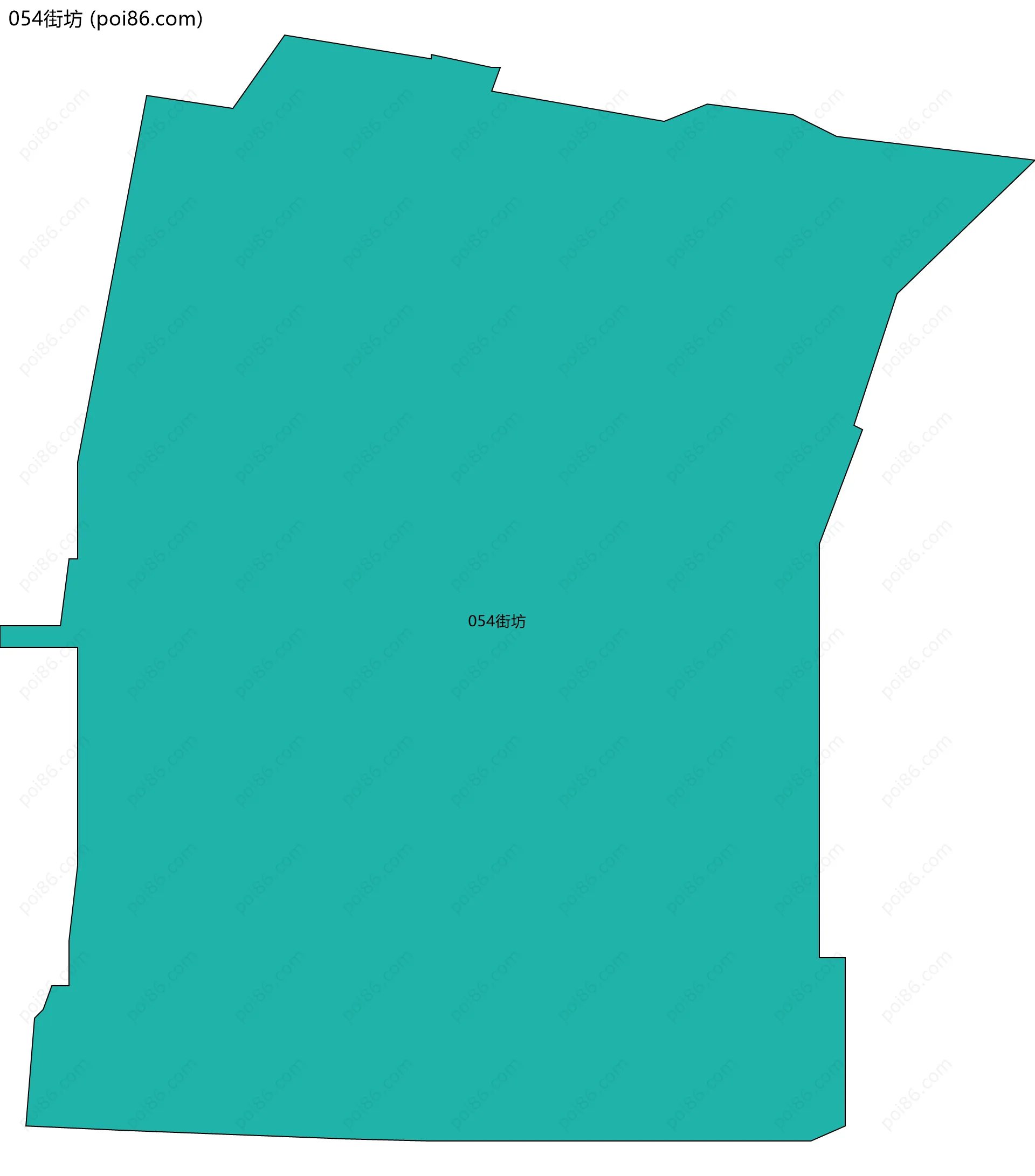 054街坊边界地图
