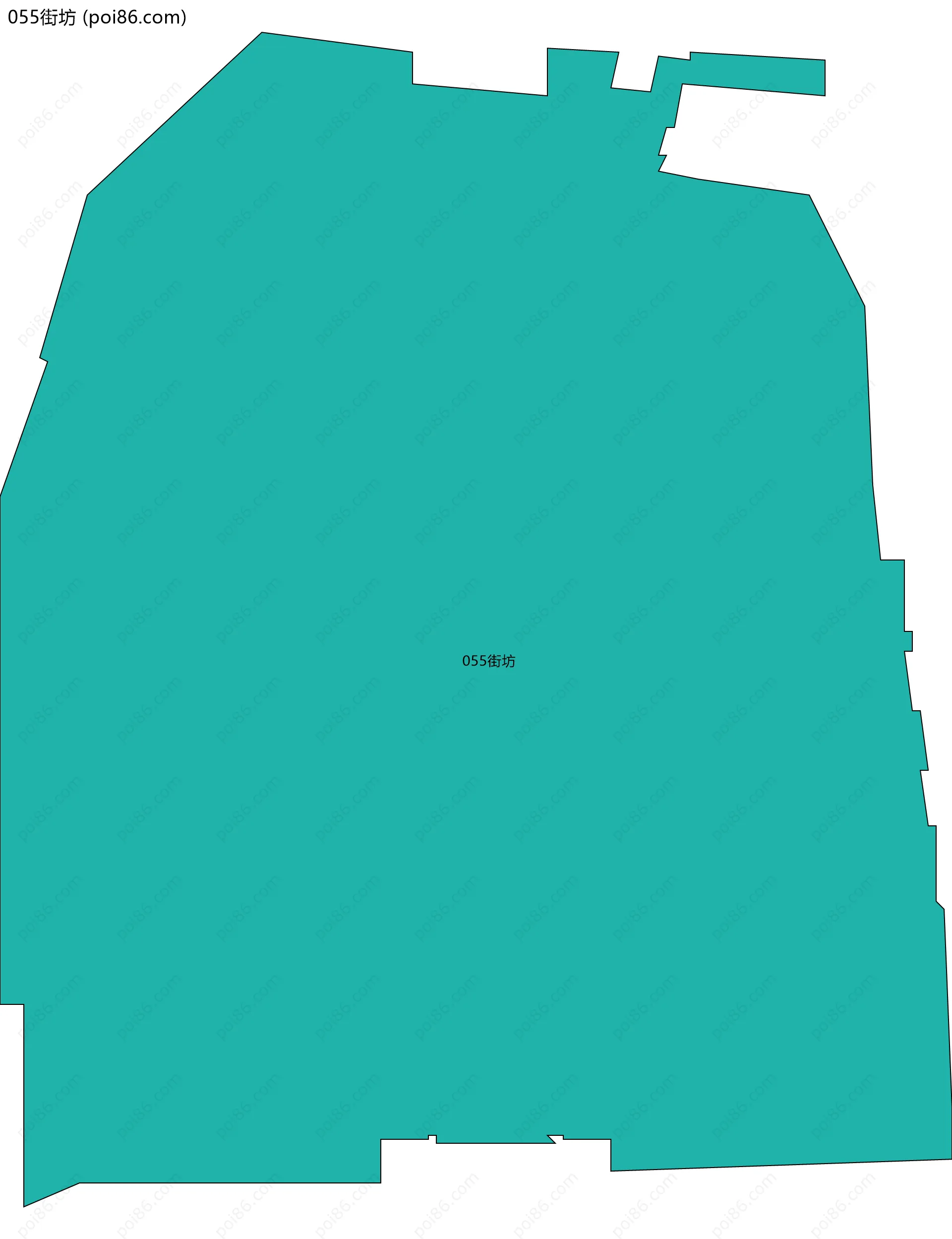 055街坊边界地图