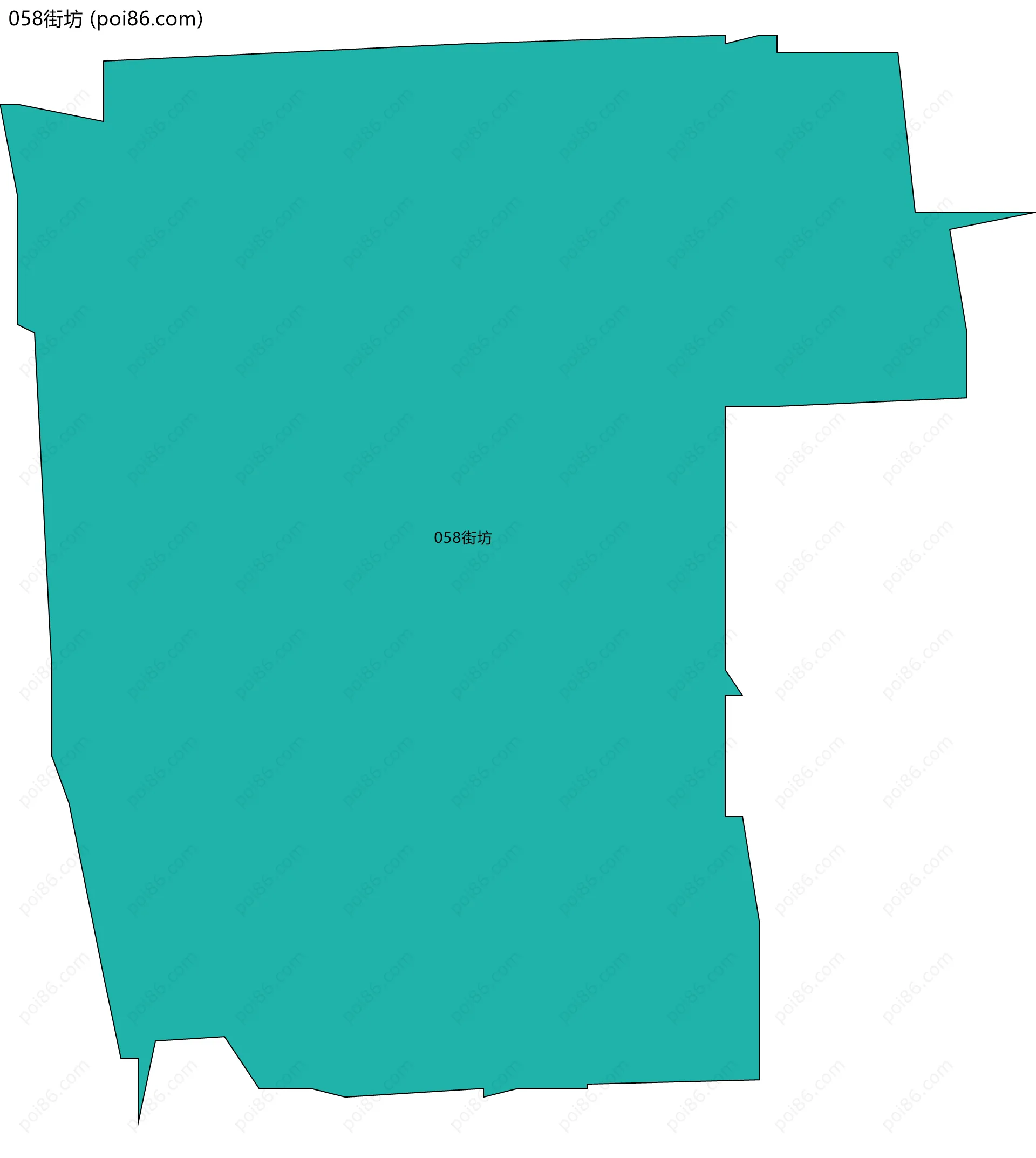 058街坊边界地图