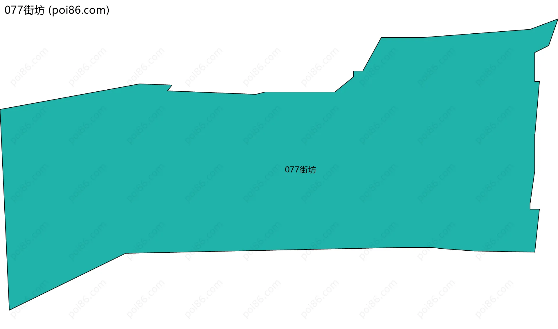 077街坊边界地图