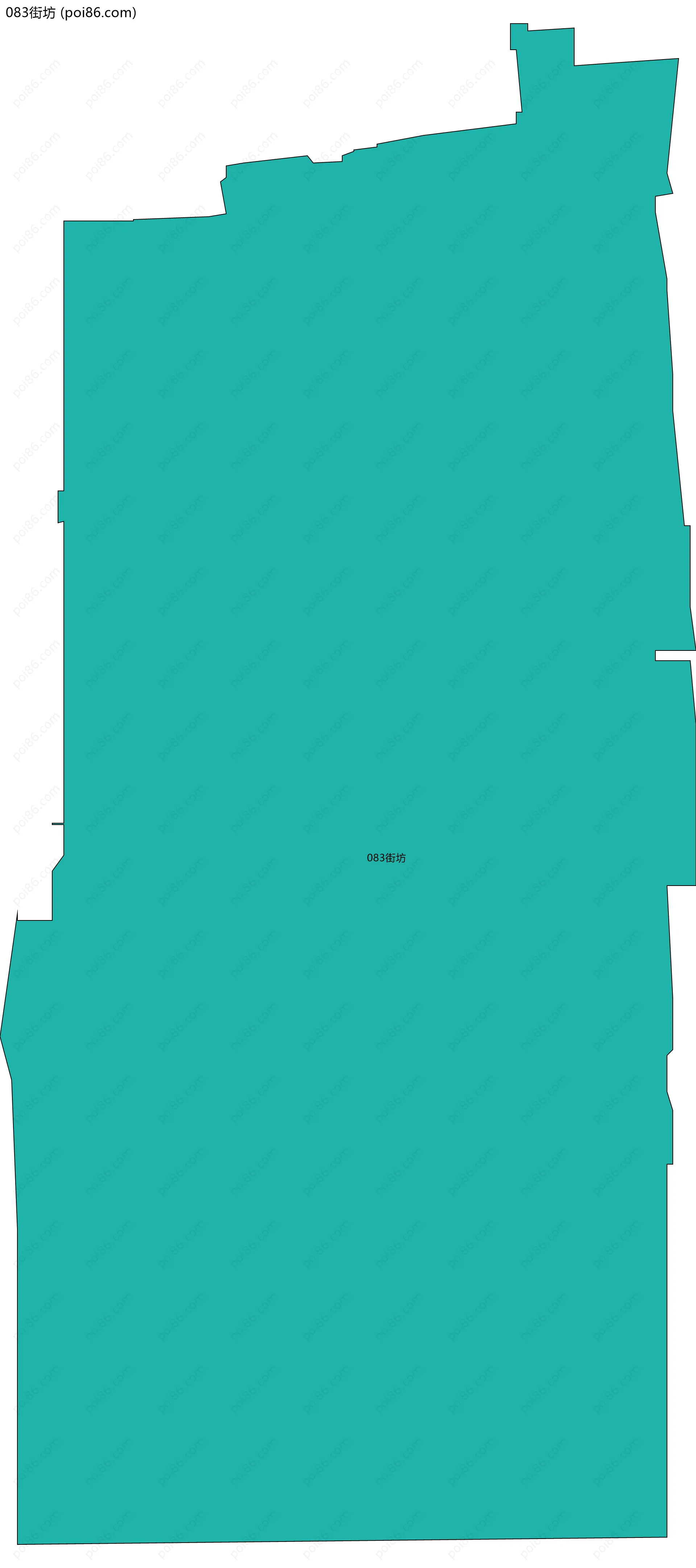 083街坊边界地图