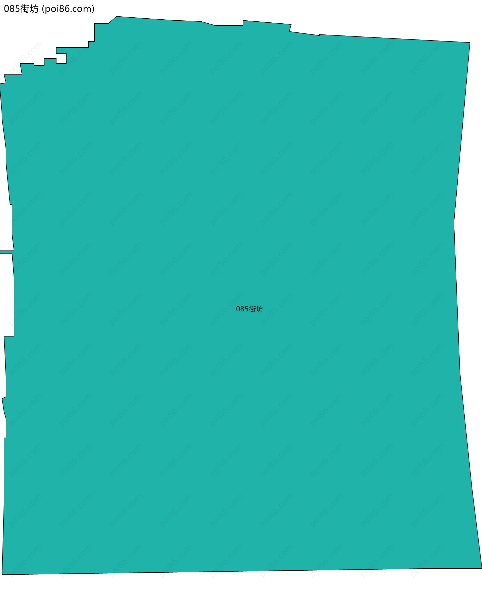 085街坊边界地图