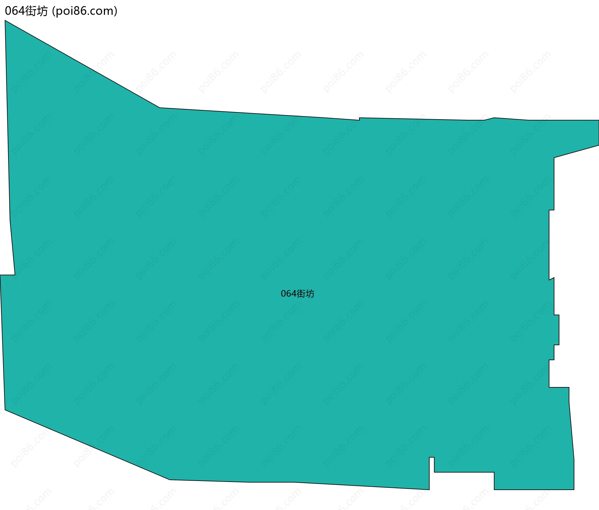 064街坊边界地图