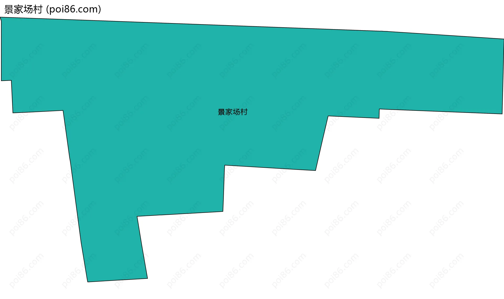 景家场村边界地图