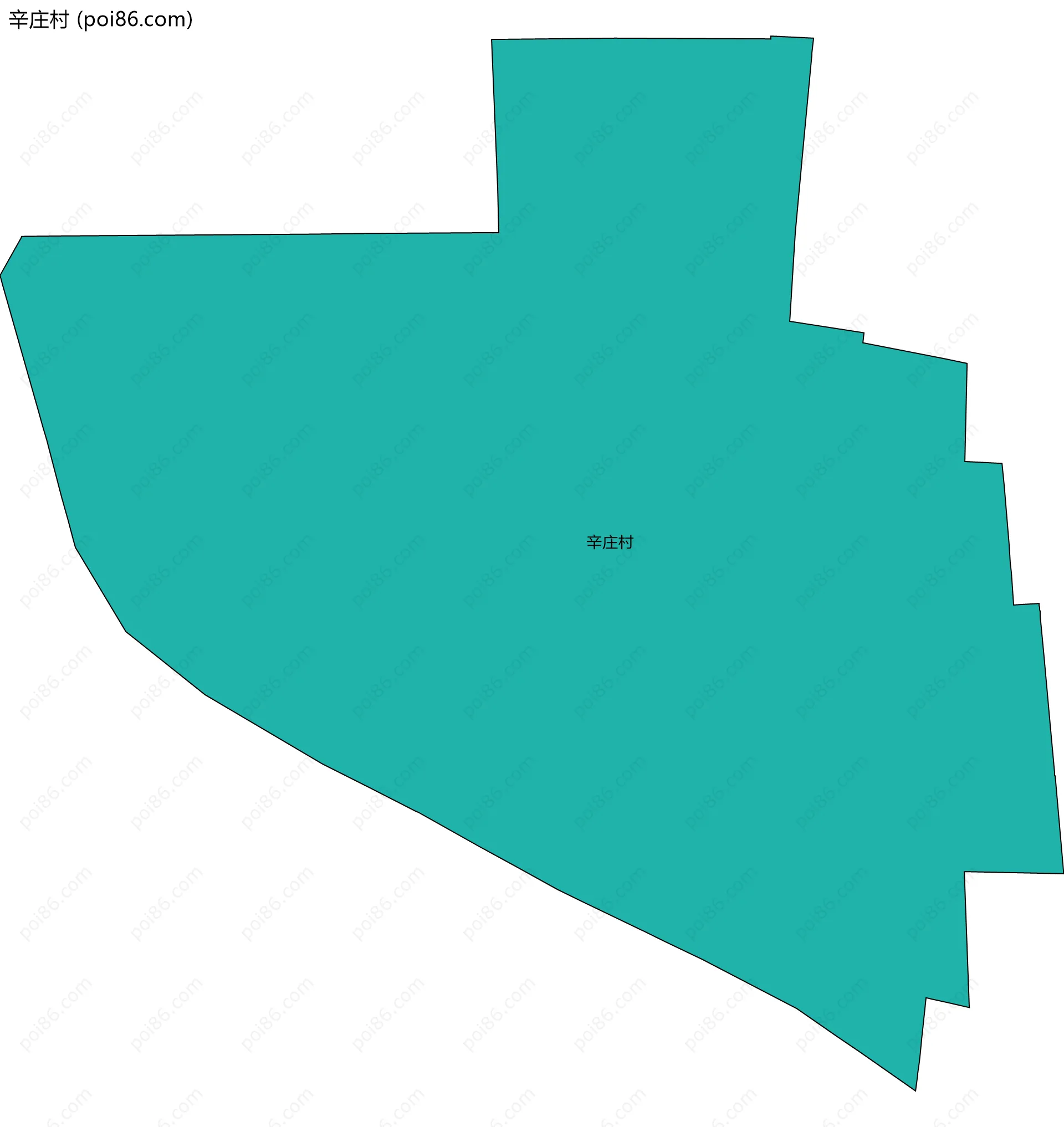 辛庄村边界地图