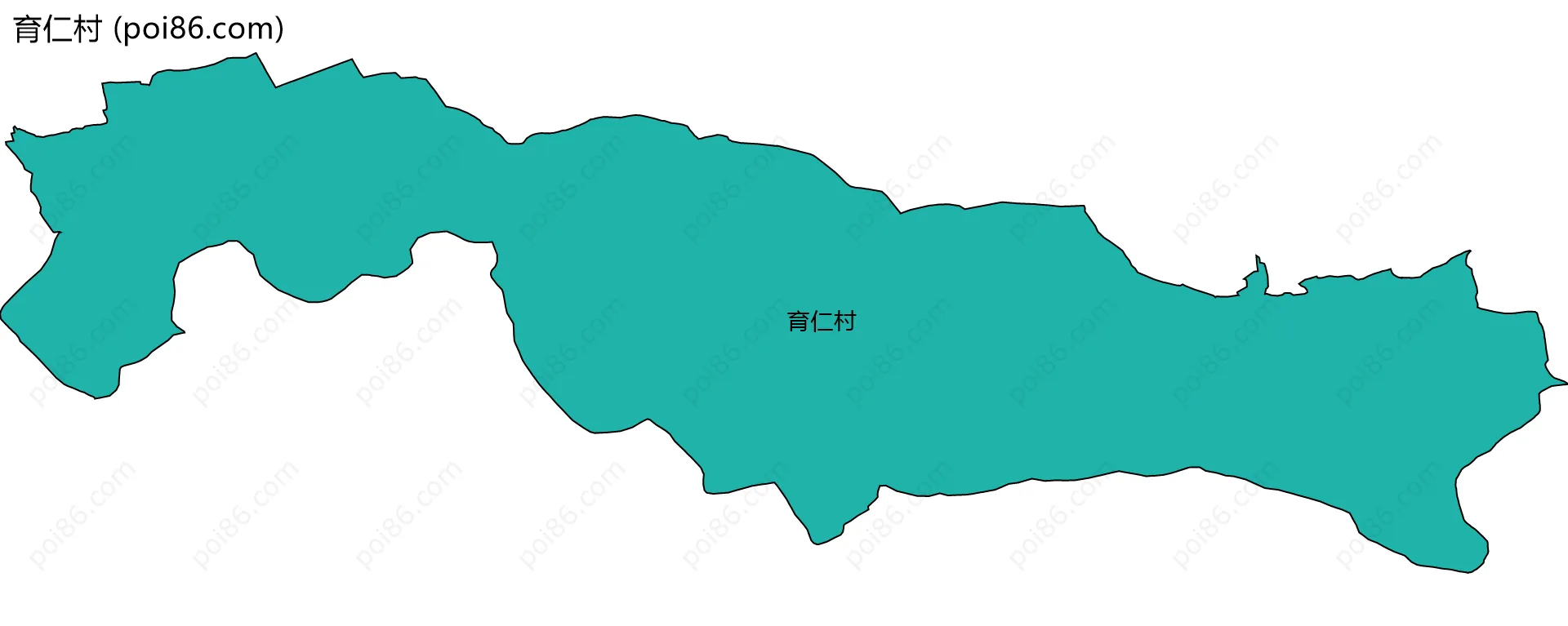 育仁村边界地图