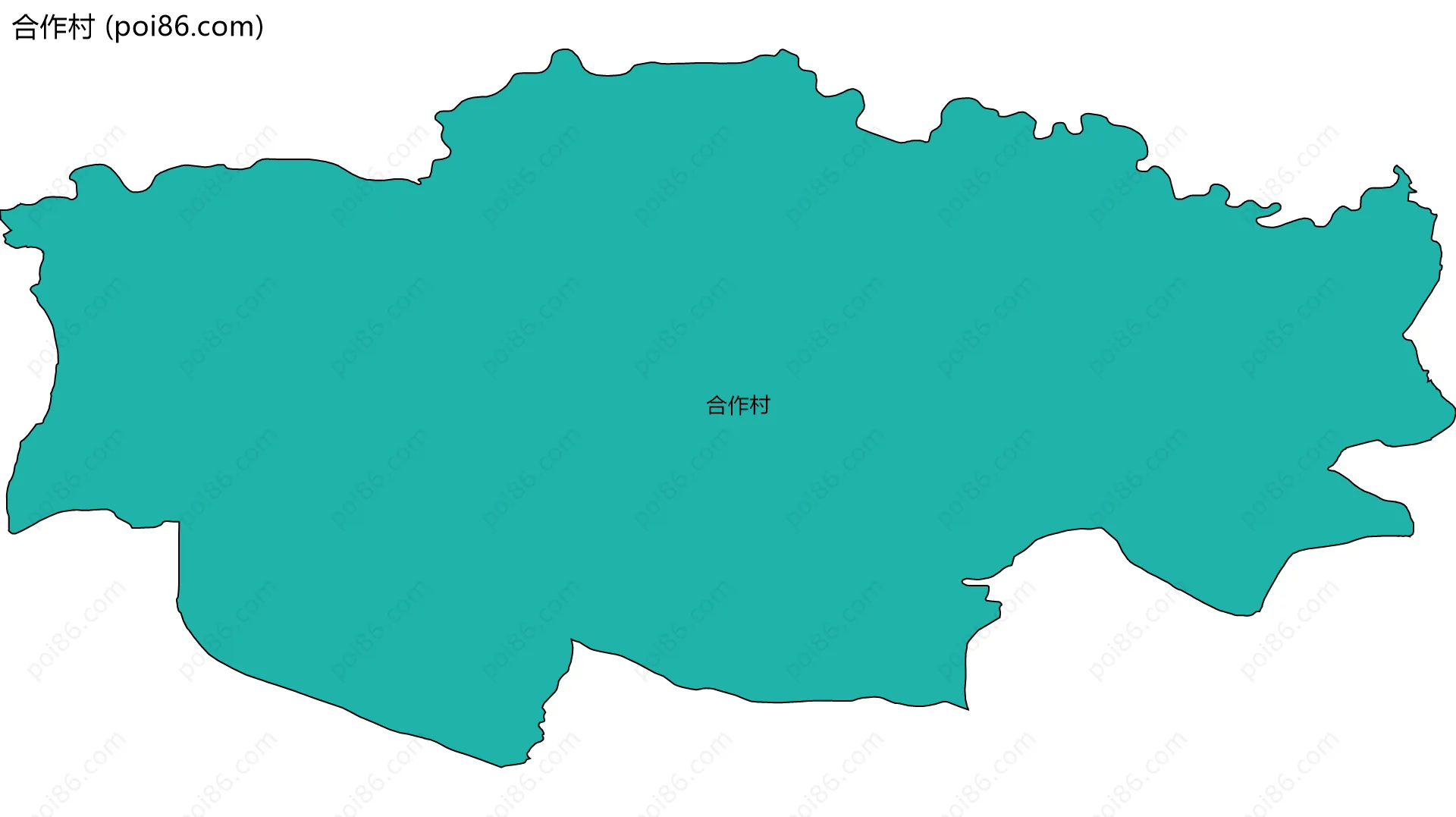 合作村边界地图