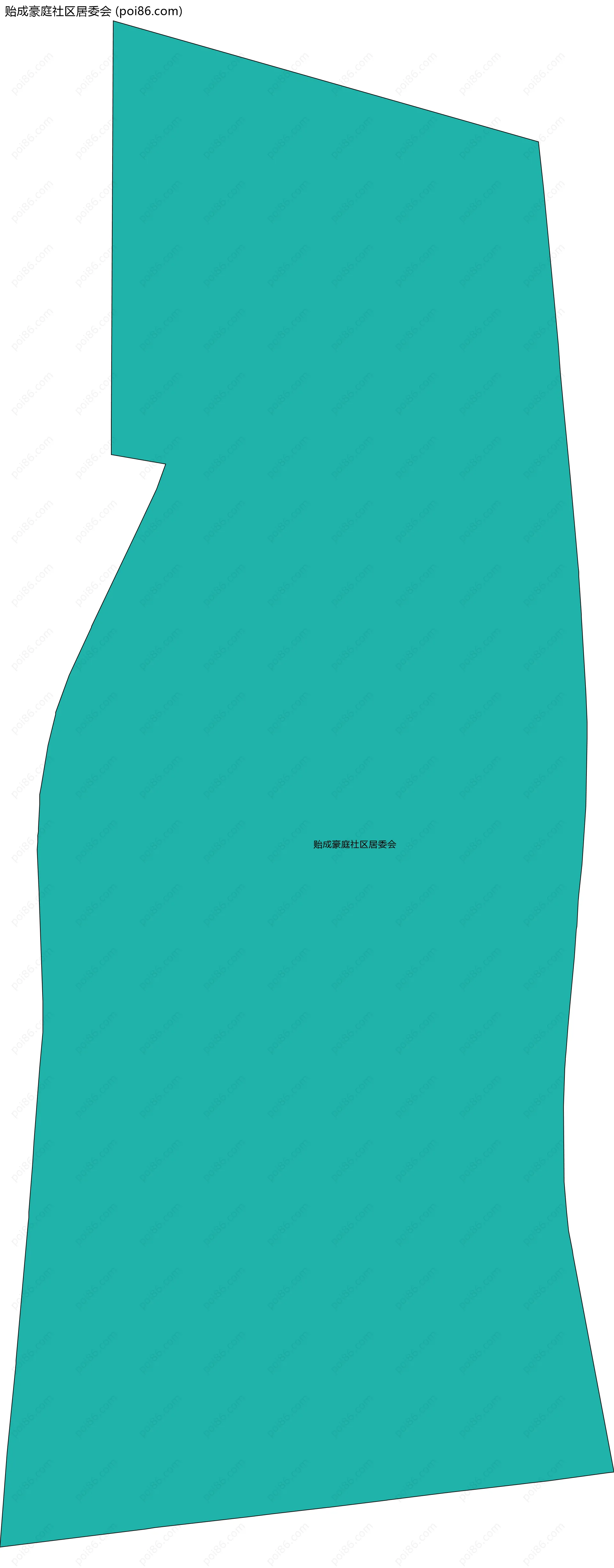 贻成豪庭社区居委会边界地图