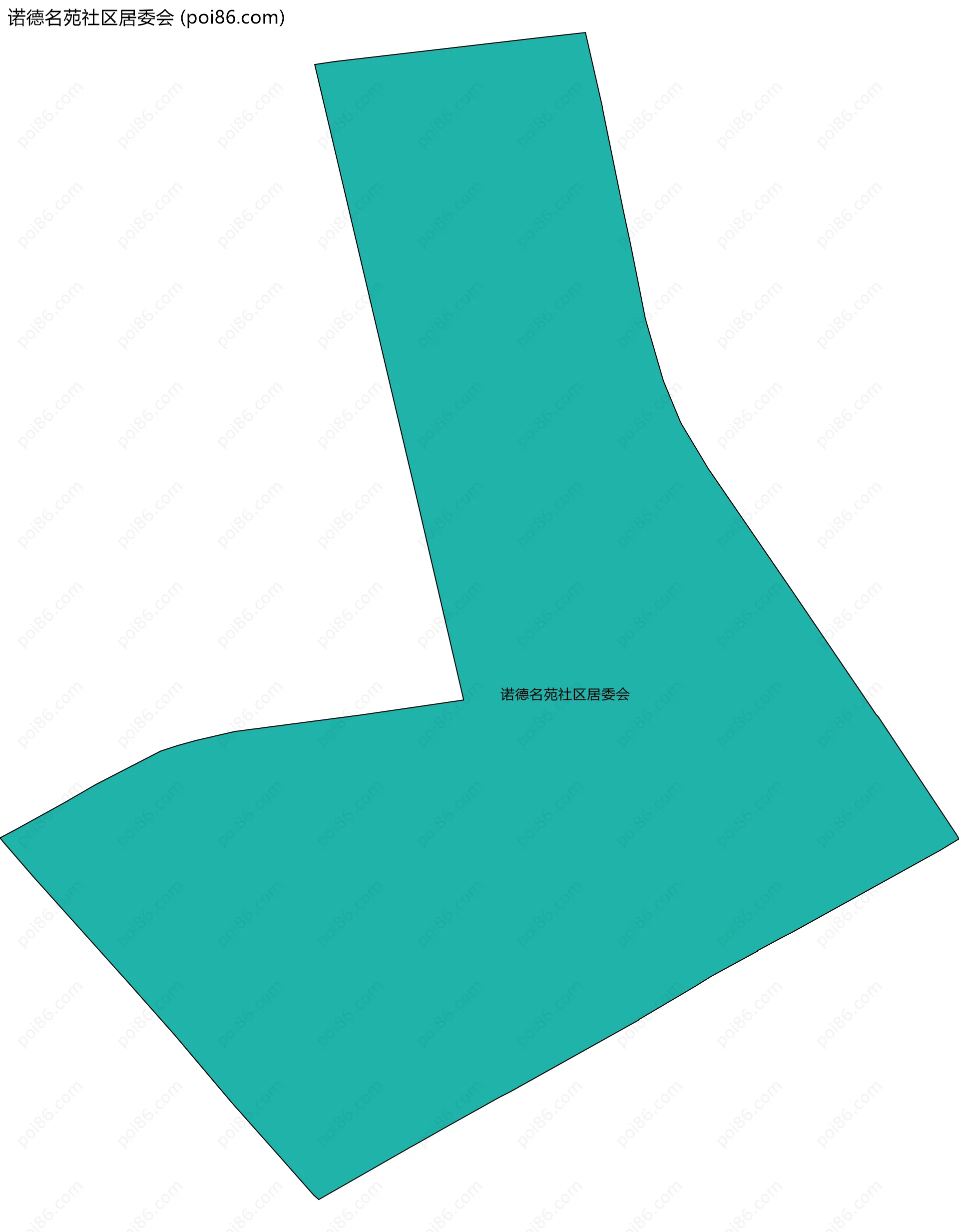 诺德名苑社区居委会边界地图