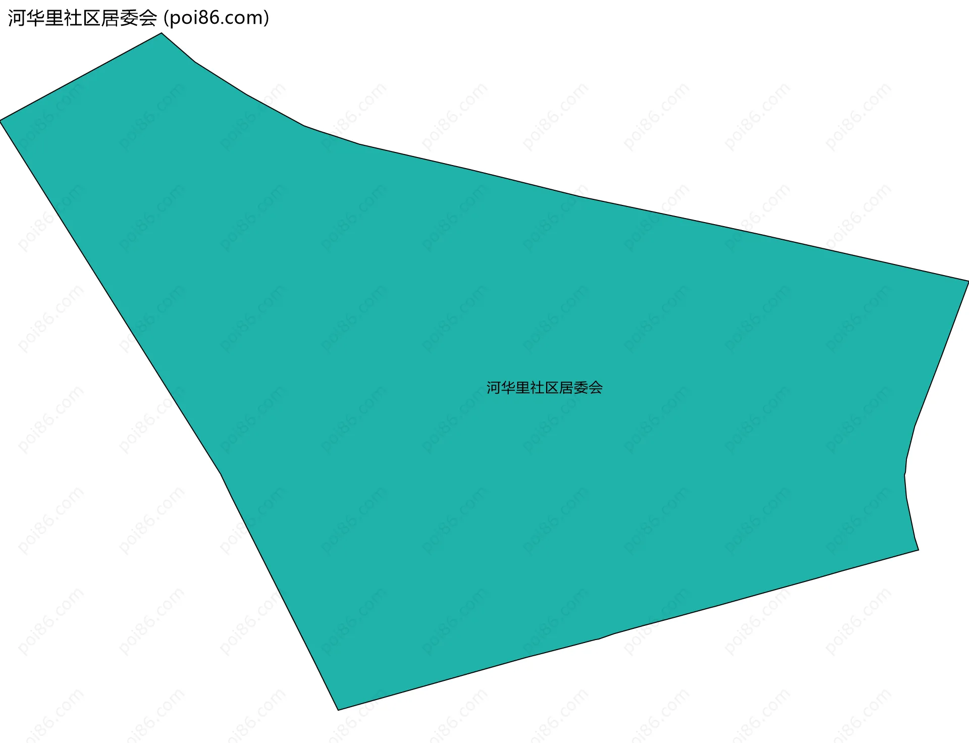 河华里社区居委会边界地图