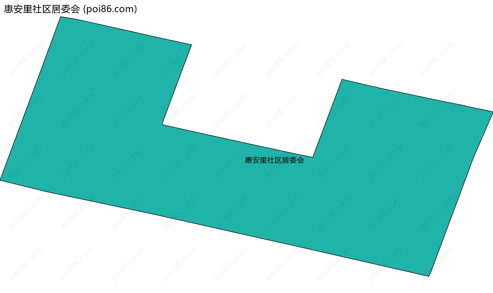 惠安里社区居委会边界地图