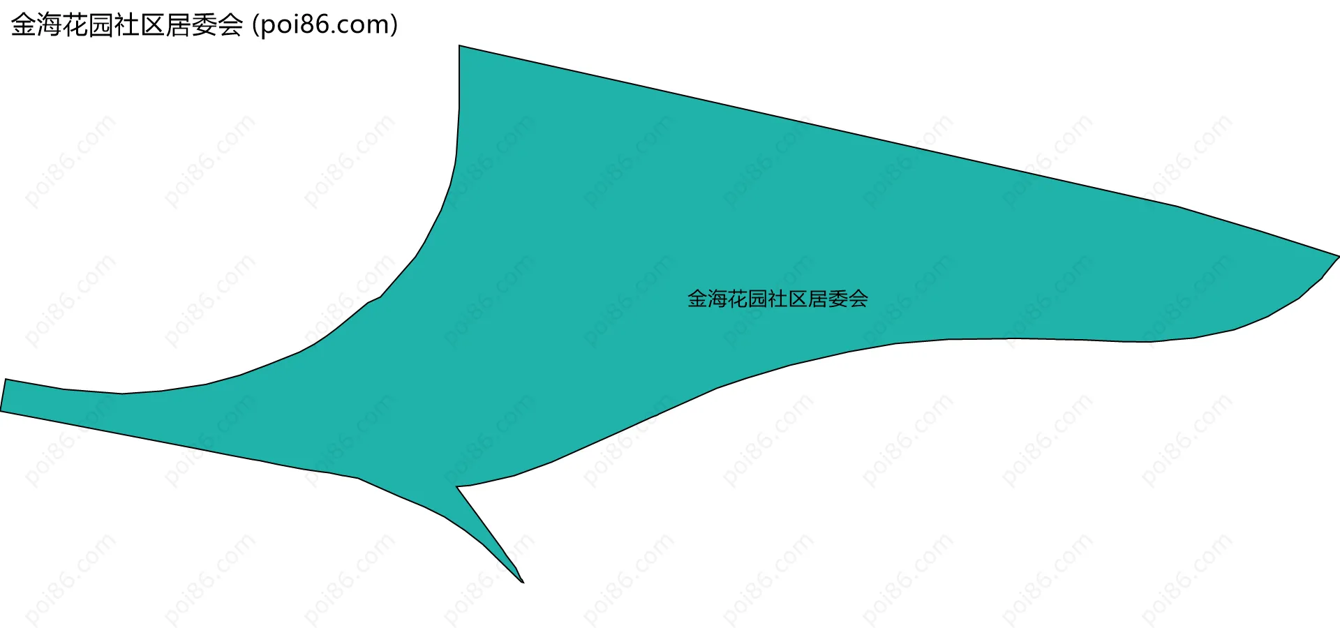 金海花园社区居委会边界地图