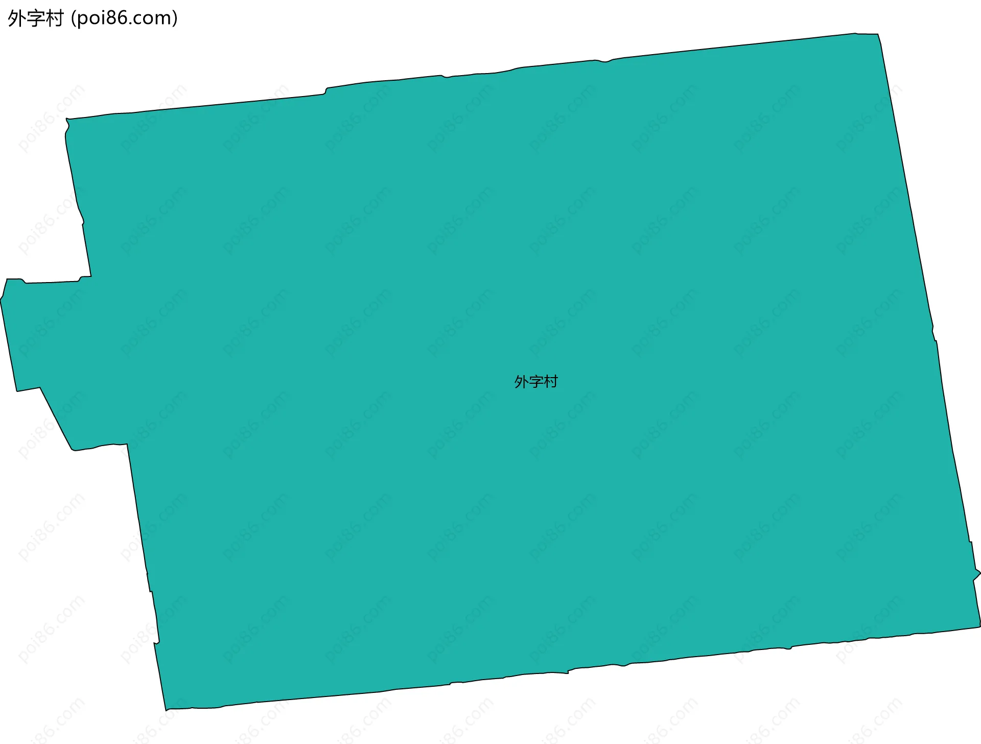外字村边界地图