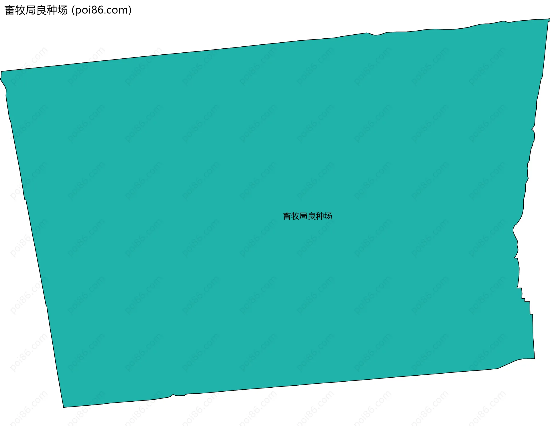 畜牧局良种场边界地图