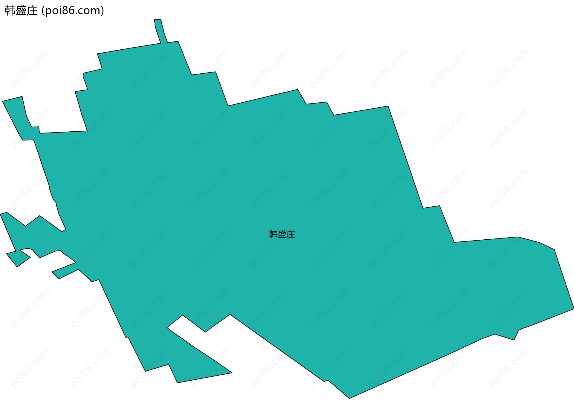 韩盛庄边界地图