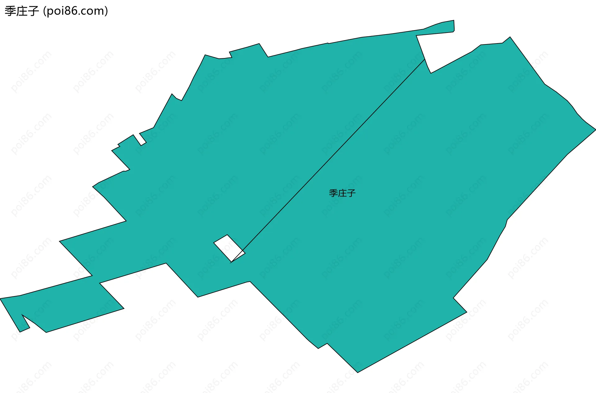 季庄子边界地图