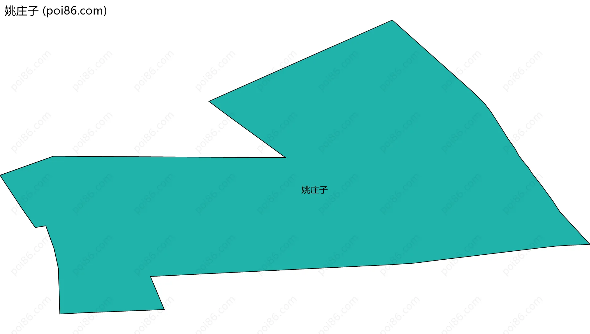 姚庄子边界地图