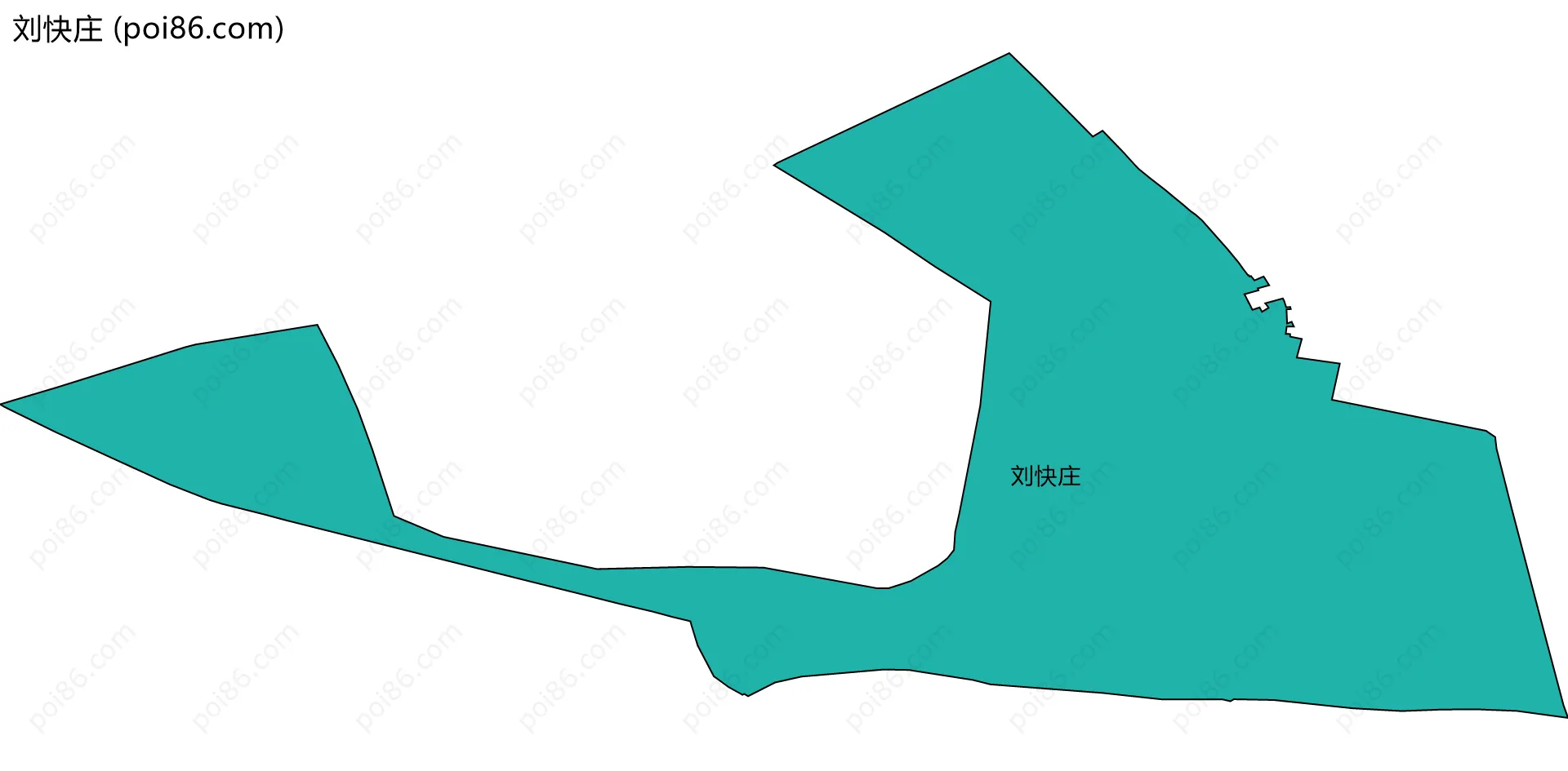 刘快庄边界地图