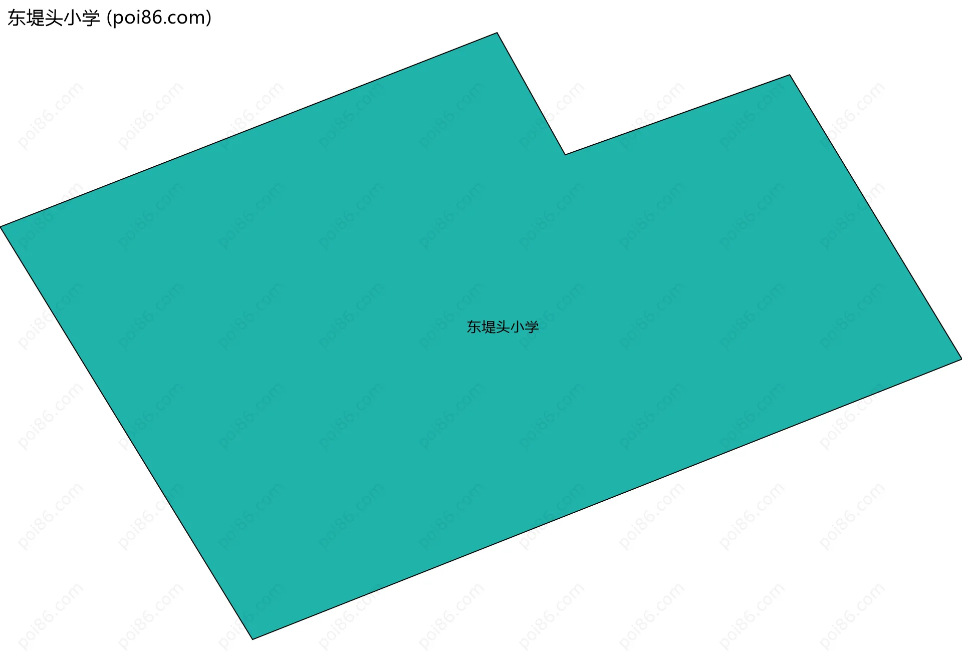 东堤头小学边界地图