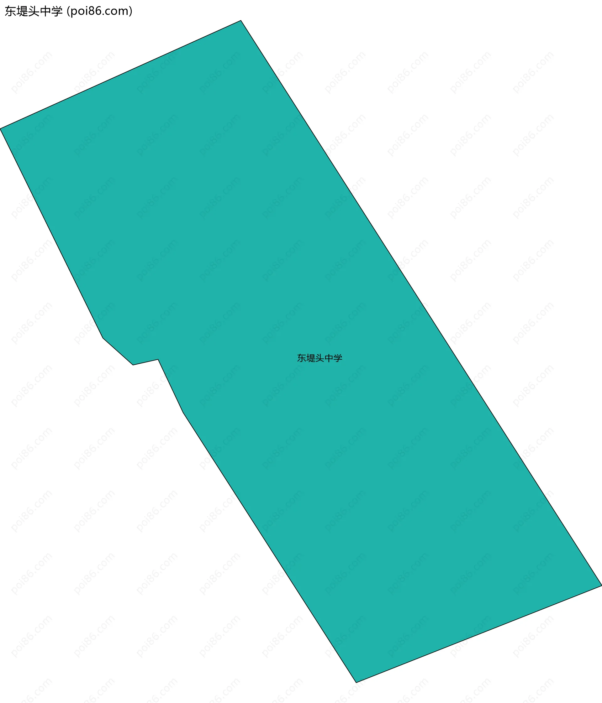 东堤头中学边界地图