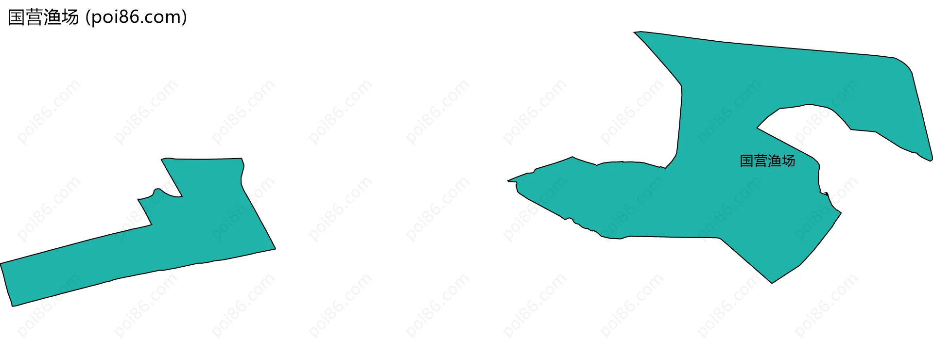 国营渔场边界地图