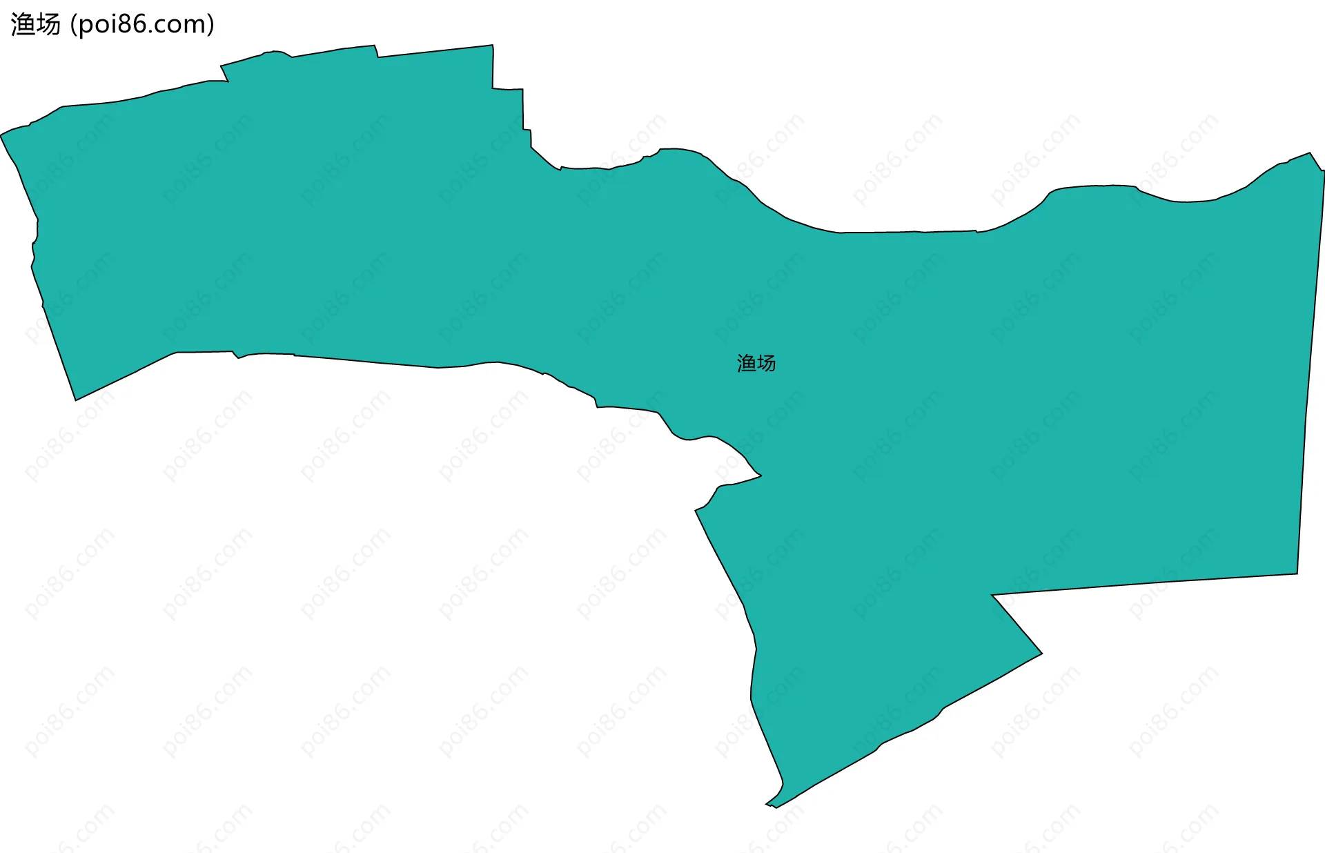 渔场边界地图
